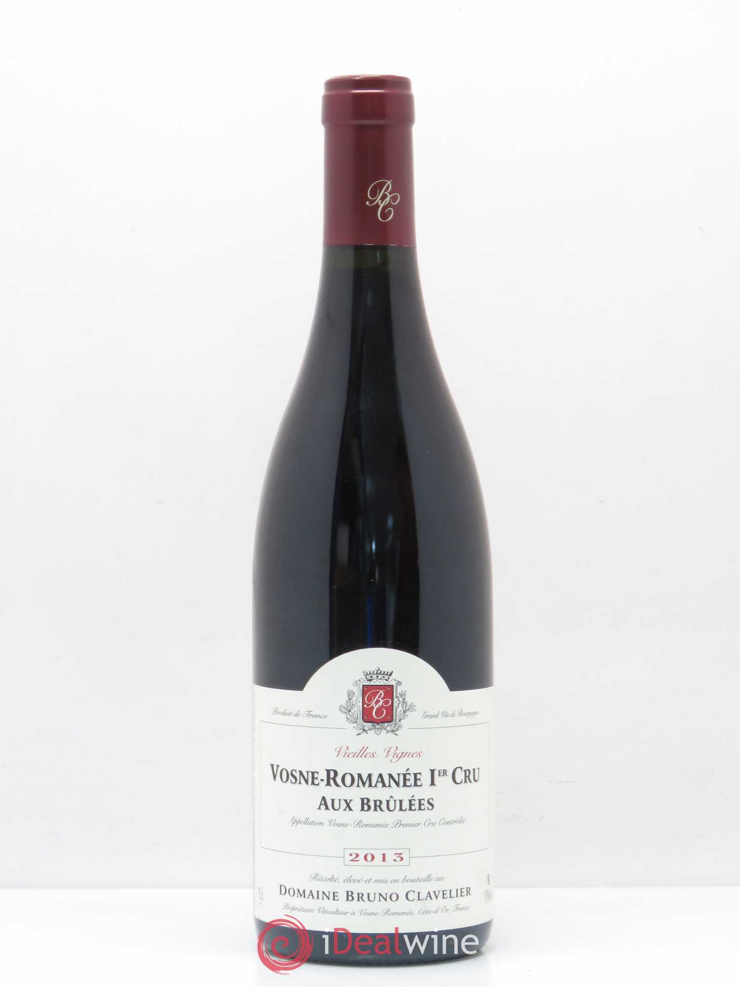 Vosne-Romanée 1er Cru Aux Brulées Vieilles Vignes Bruno Clavelier 2013 - Lot de 1 bouteille - 0
