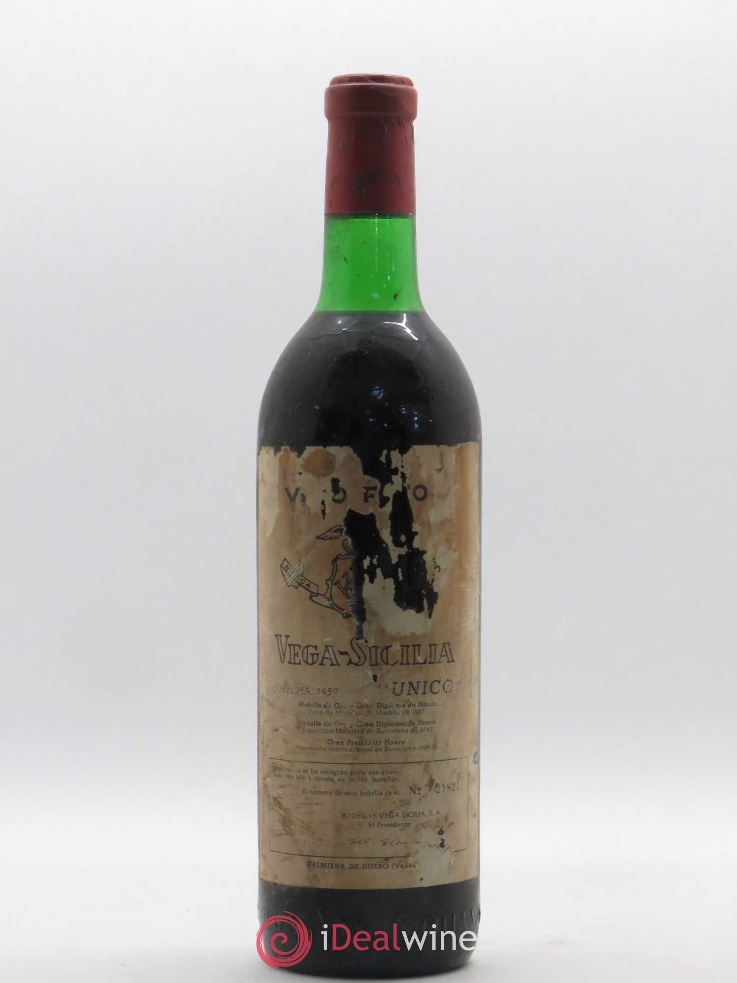 Ribera Del Duero DO Vega Sicilia Unico Famille Alvarez 1959 - Lot de 1 bouteille - 0