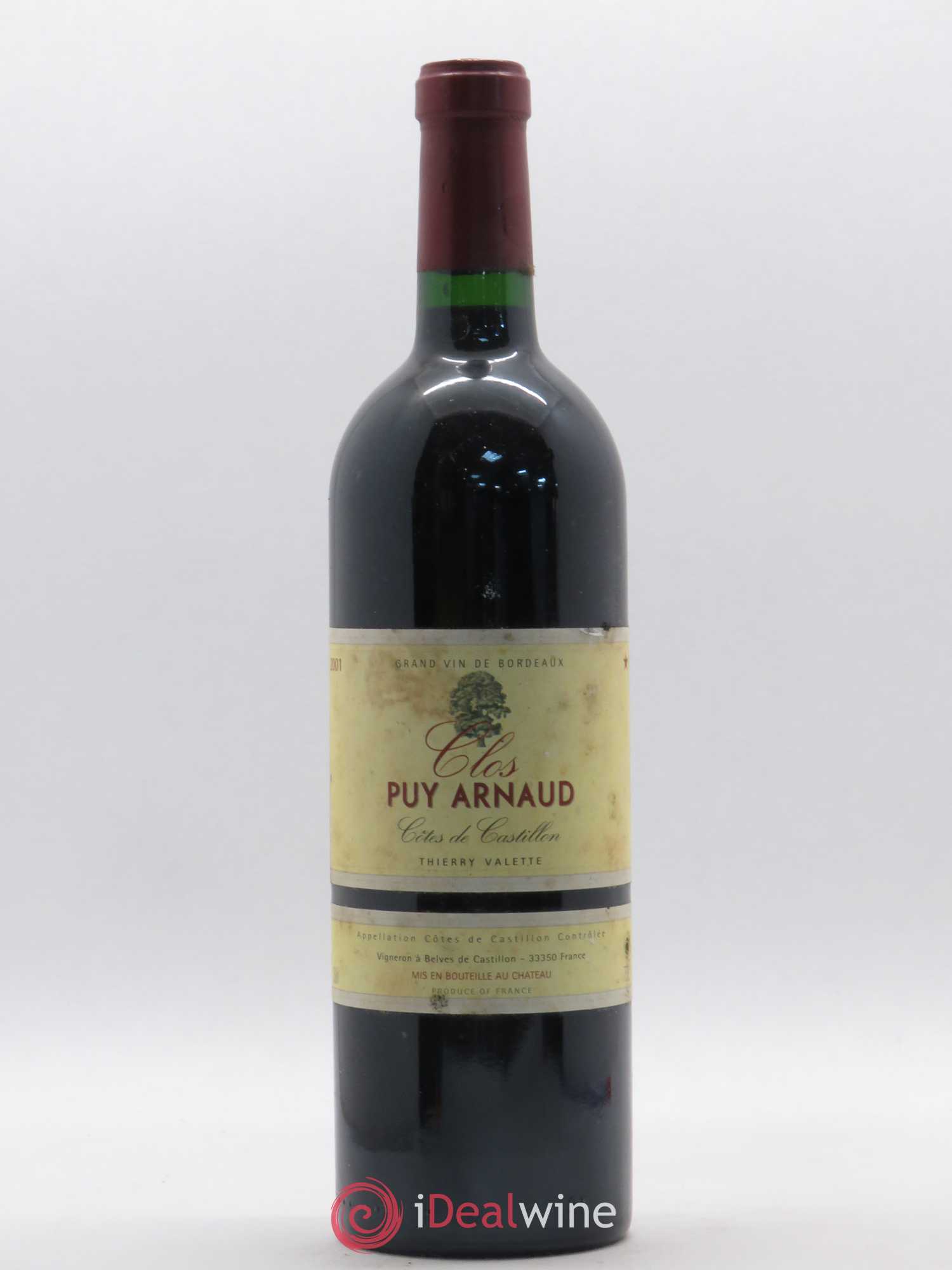 Clos Puy Arnaud 2001 - Lot de 1 bouteille - 0