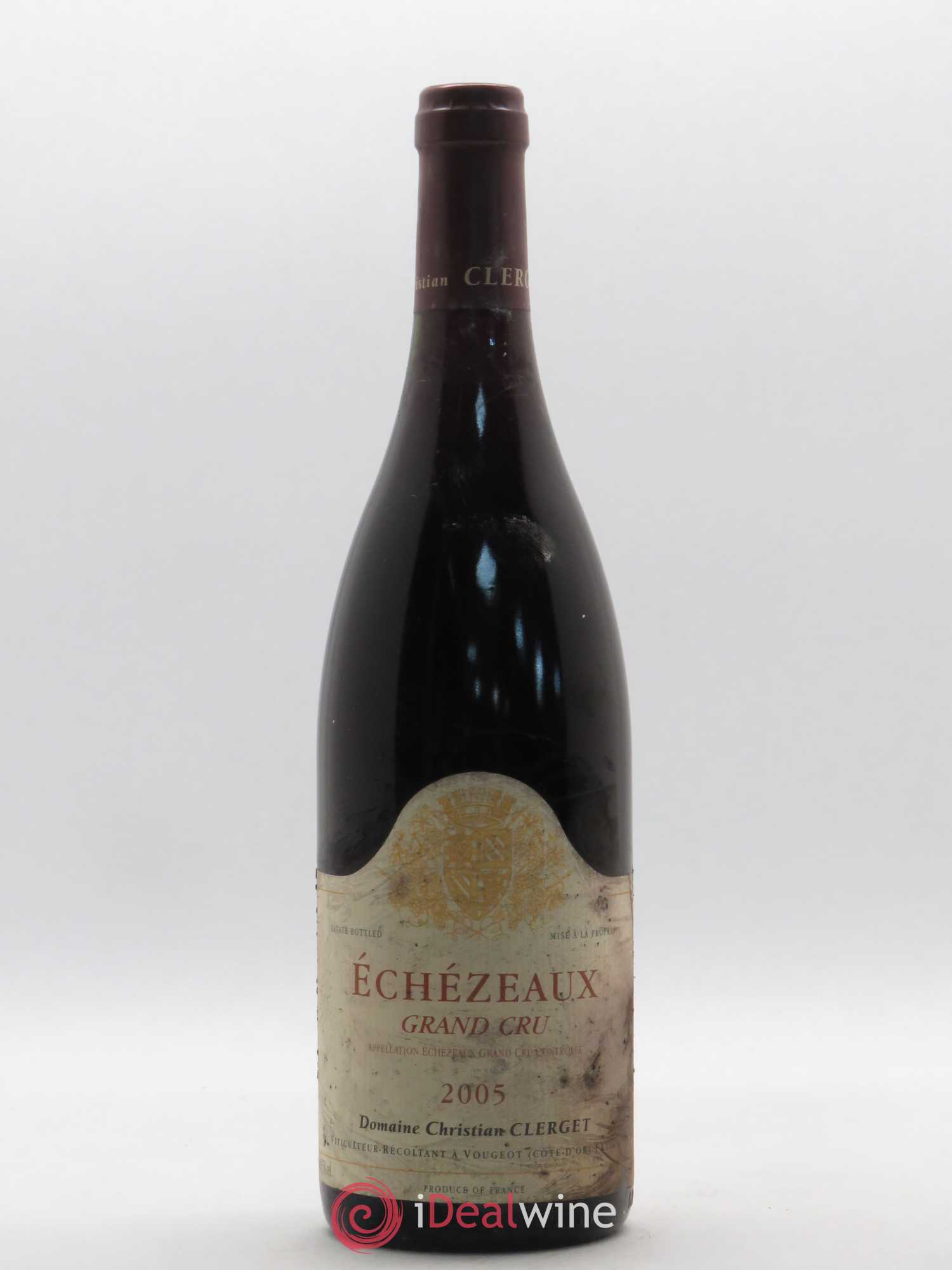 Echezeaux Grand Cru Christian Clerget 2005 - Lot de 1 bouteille - 0
