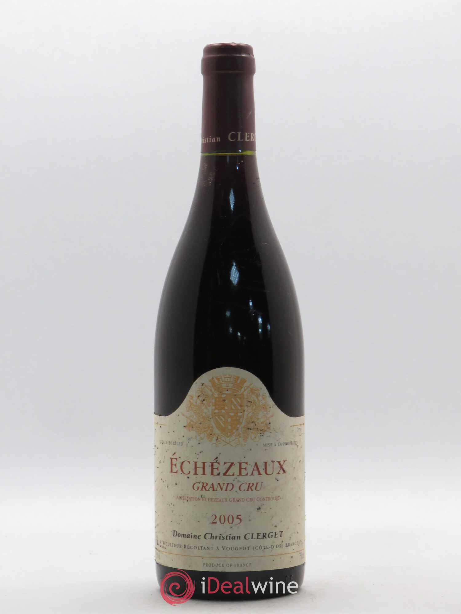 Echezeaux Grand Cru Christian Clerget 2005 - Lot de 1 bouteille - 0