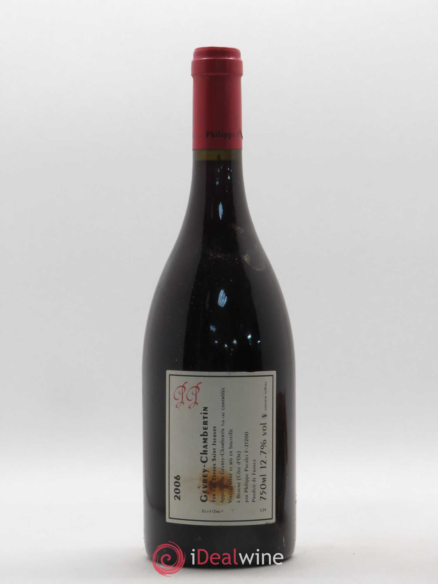 Gevrey-Chambertin 1er Cru Lavaux Saint Jacques Philippe Pacalet 2006 - Posten von 1 Flasche - 1