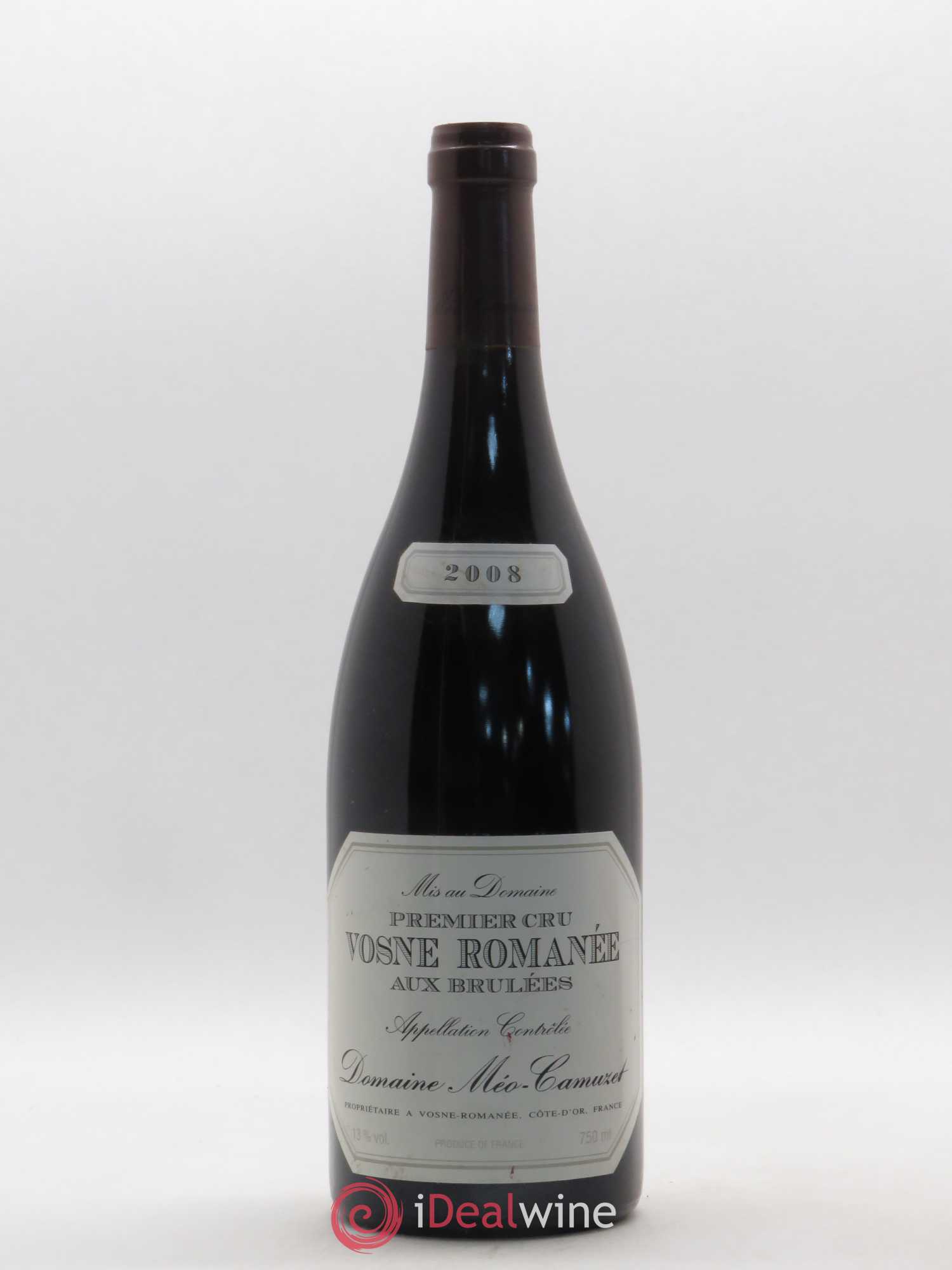Vosne-Romanée 1er Cru Aux Brûlées Méo-Camuzet (Domaine) 2008 - Lot de 1 bouteille - 0