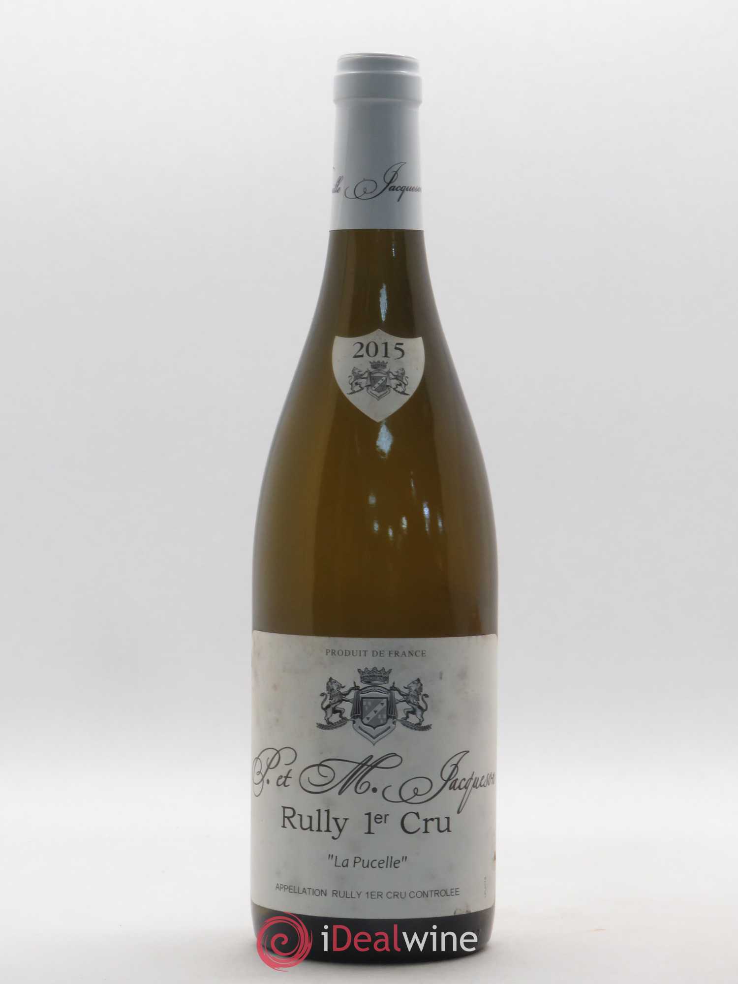 Rully 1er Cru La Pucelle Paul & Marie Jacqueson 2015 - Lot de 1 bouteille - 0