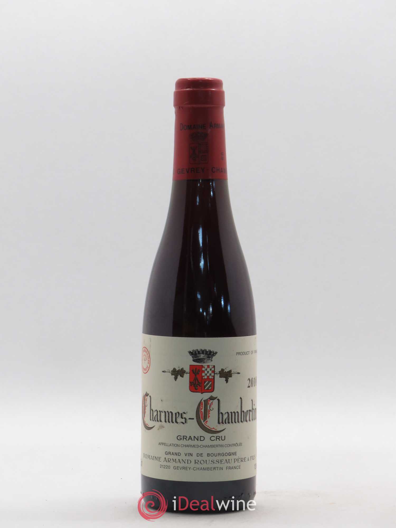 Charmes-Chambertin Grand Cru Armand Rousseau (Domaine) 2010 - Lot de 1 demi bouteille - 0