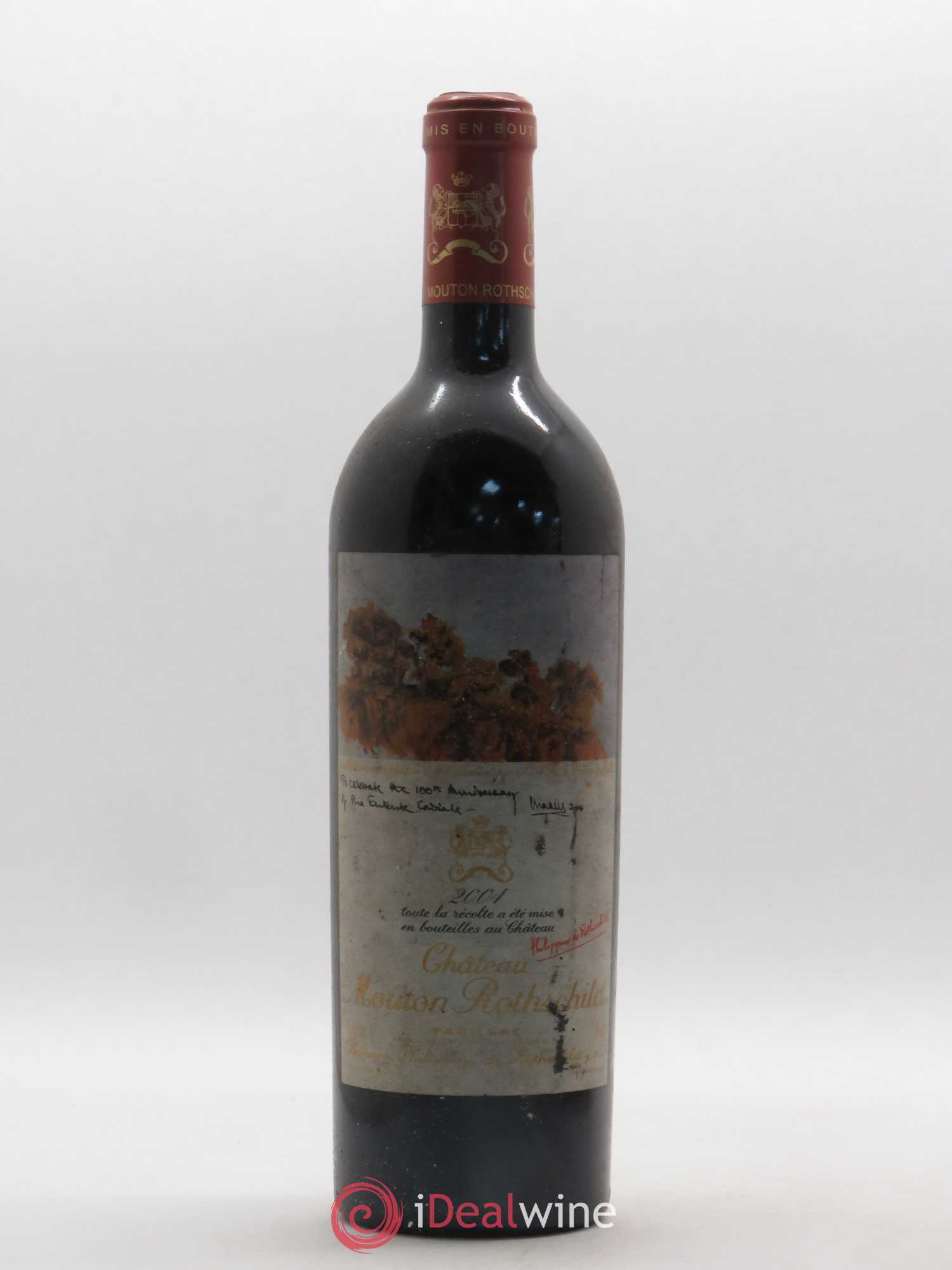 Château Mouton Rothschild 1er Grand Cru Classé (sans prix de réserve) 2004 - Lot de 1 bouteille - 0