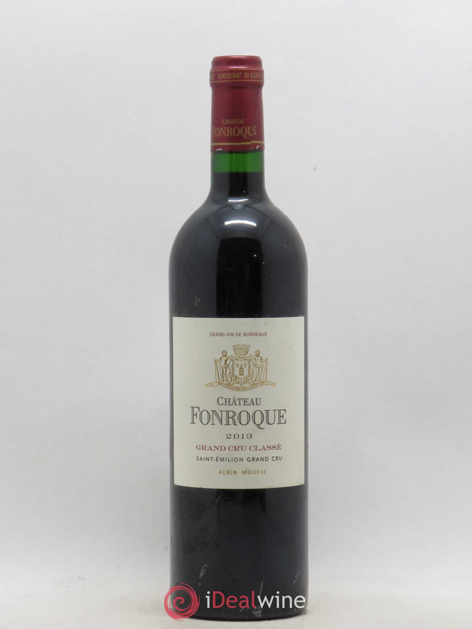 Château Fonroque Grand Cru Classé 2013 - Lot de 1 bouteille - 0