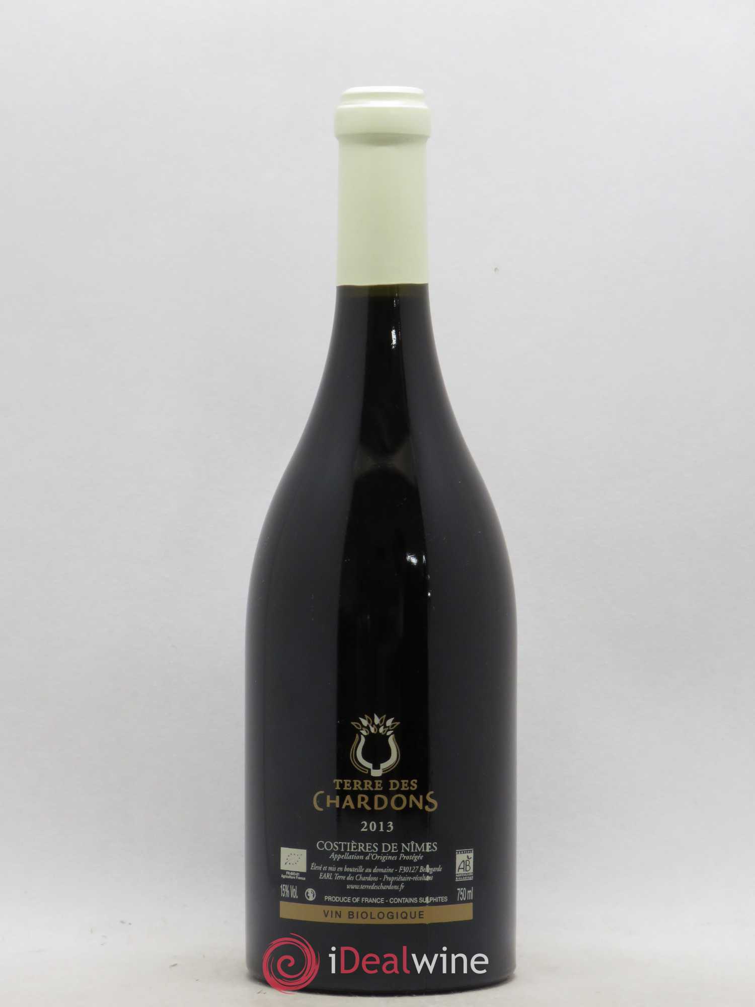 Costières de Nîmes Chardon-Marie Terre des Chardons 2013 - Lot de 1 bouteille - 1