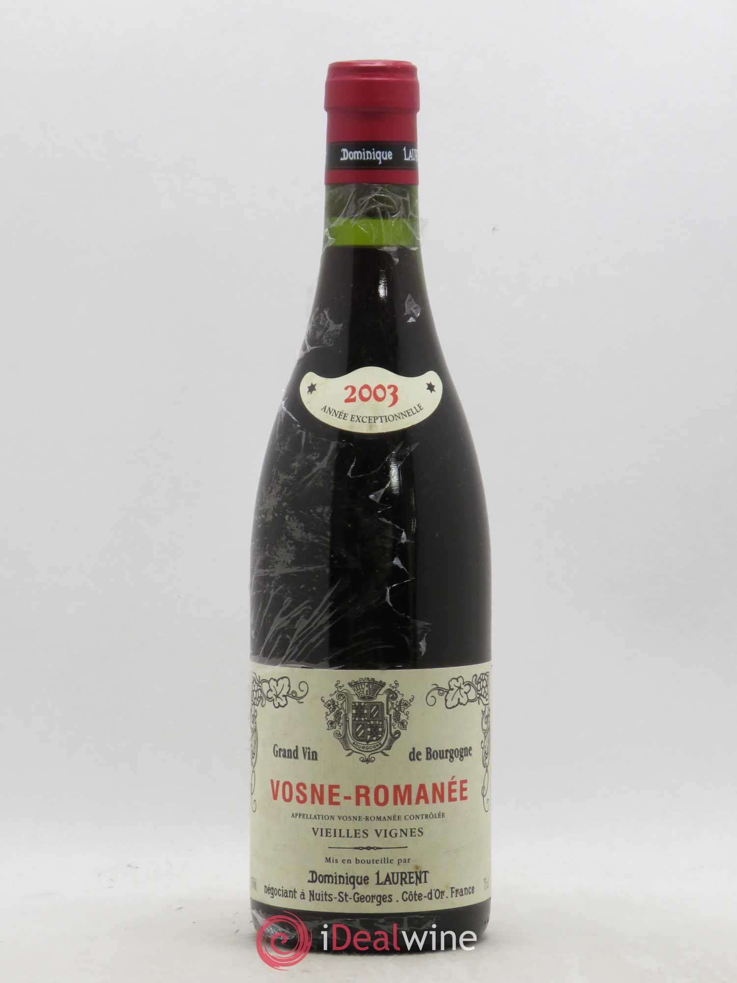 Vosne-Romanée Dominique Laurent Vieilles vignes 2003 - Lot de 1 bouteille - 0