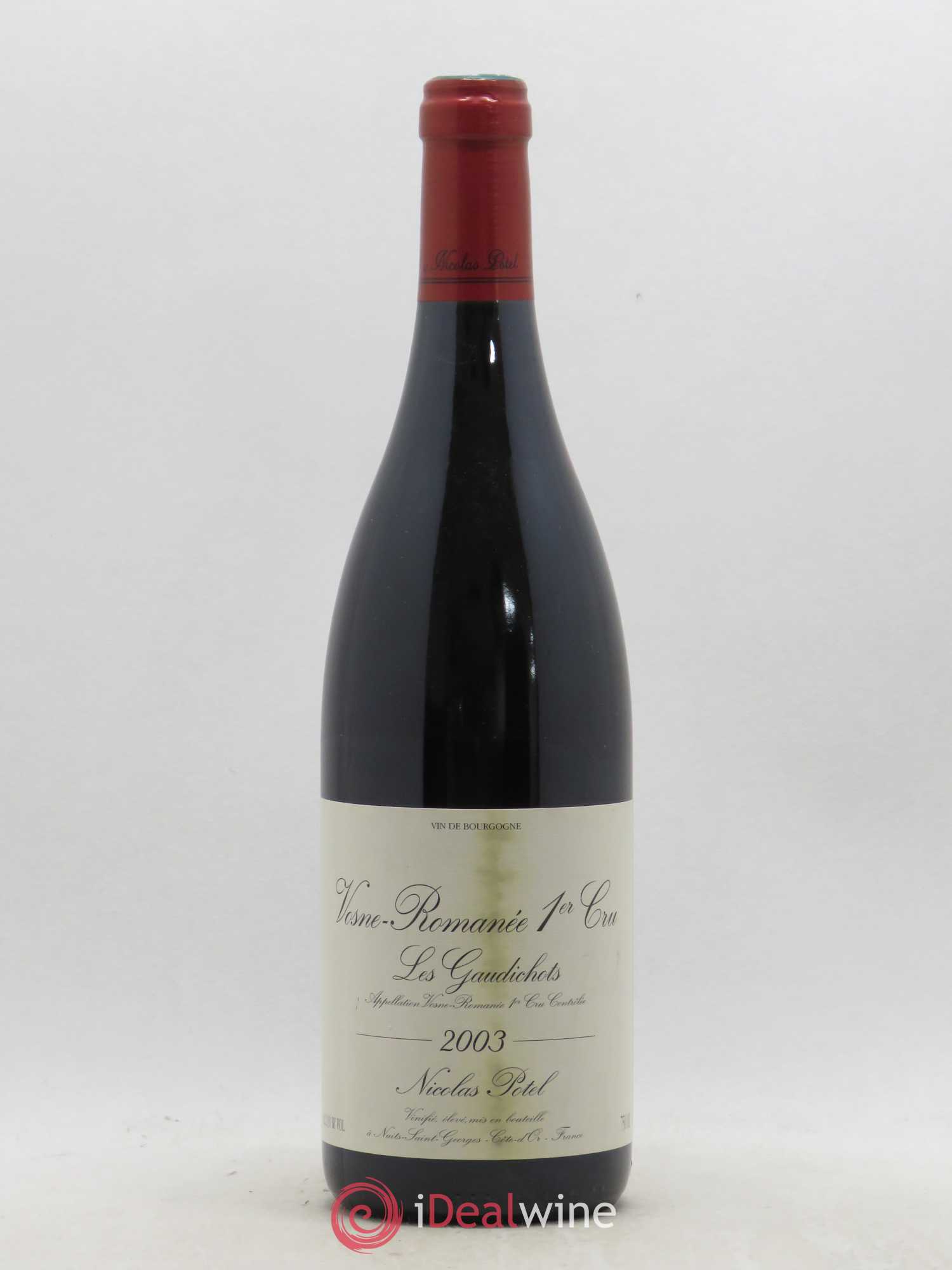 Vosne-Romanée 1er Cru Les Gaudichots Nicolas Potel 2003 - Posten von 1 Flasche - 0