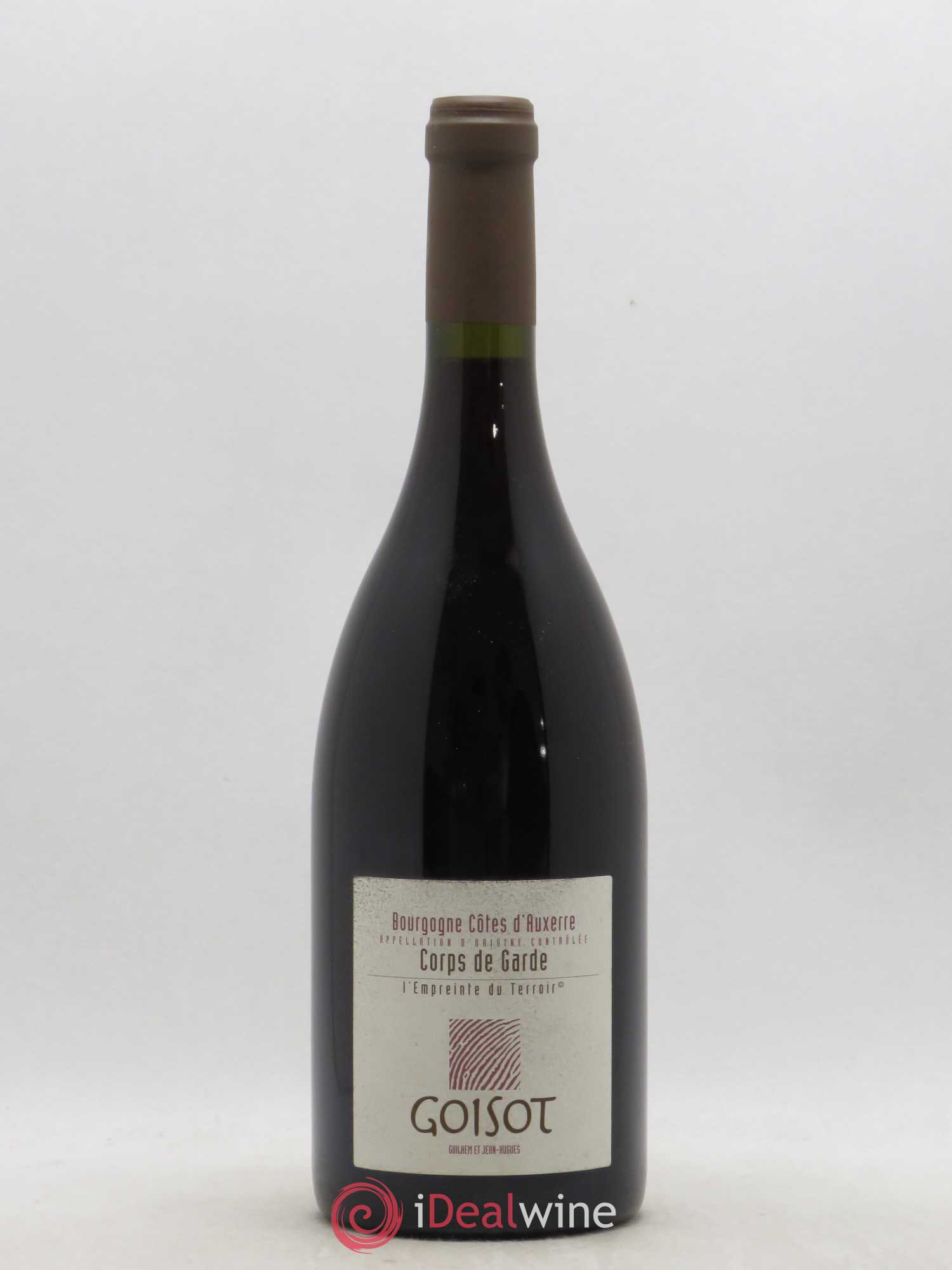 Bourgogne Côtes d'Auxerre Corps de Garde Domaine Goisot 2010 - Posten von 1 Flasche - 0