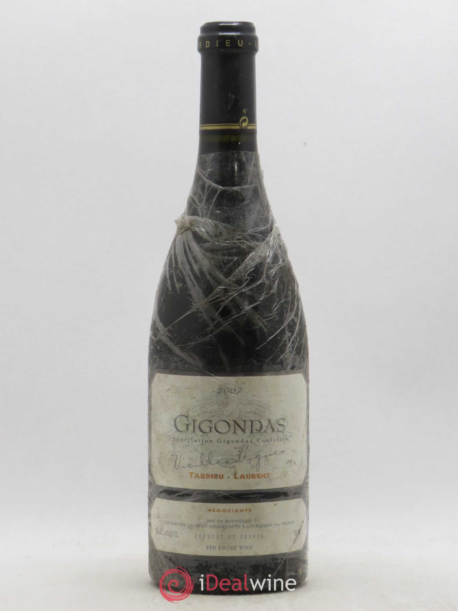 Gigondas Vieilles Vignes Tardieu Laurent 2007 - Lot de 1 bouteille - 0