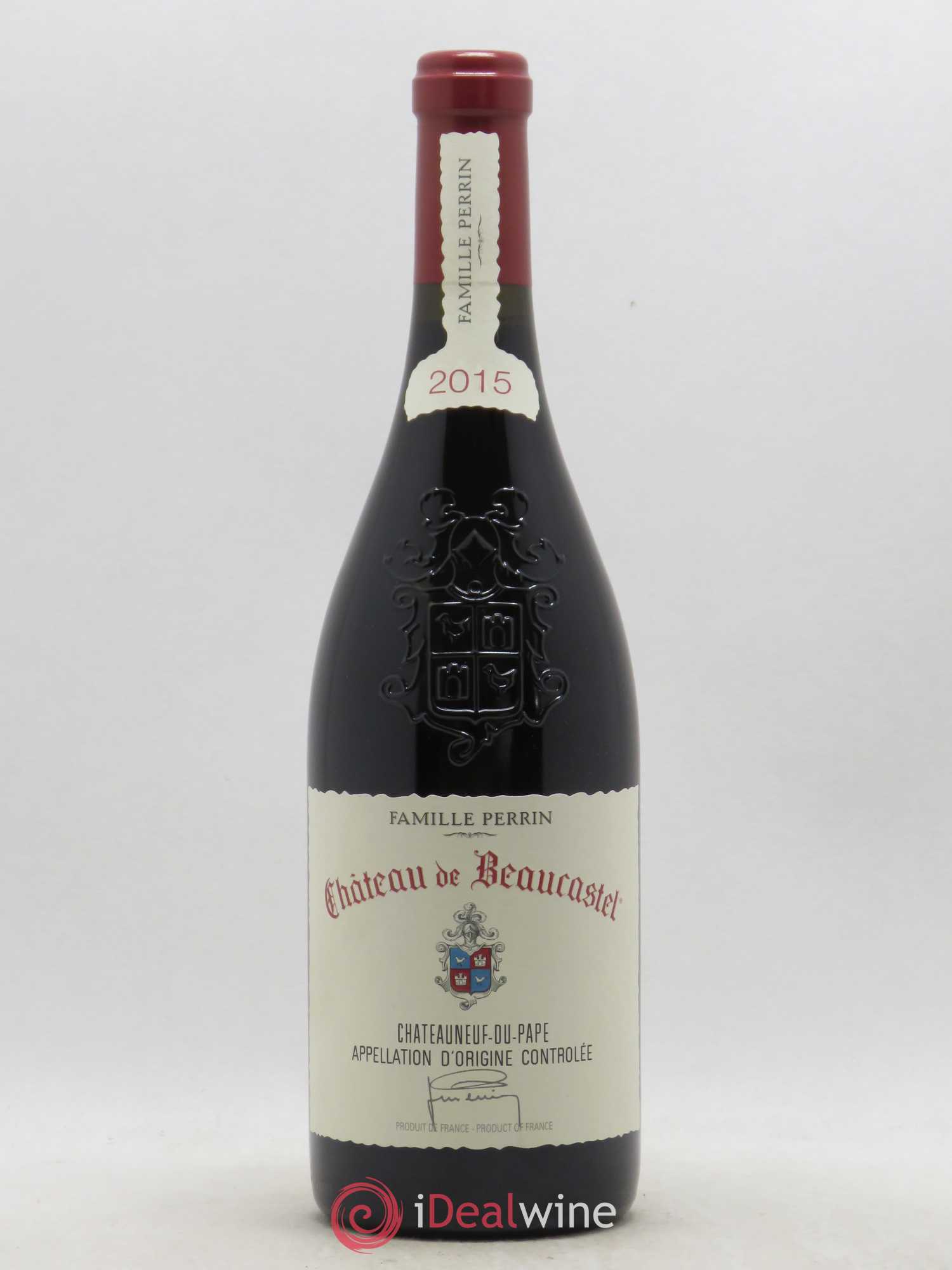 Châteauneuf-du-Pape Château de Beaucastel Famille Perrin 2015 - Lot de 1 bouteille - 0