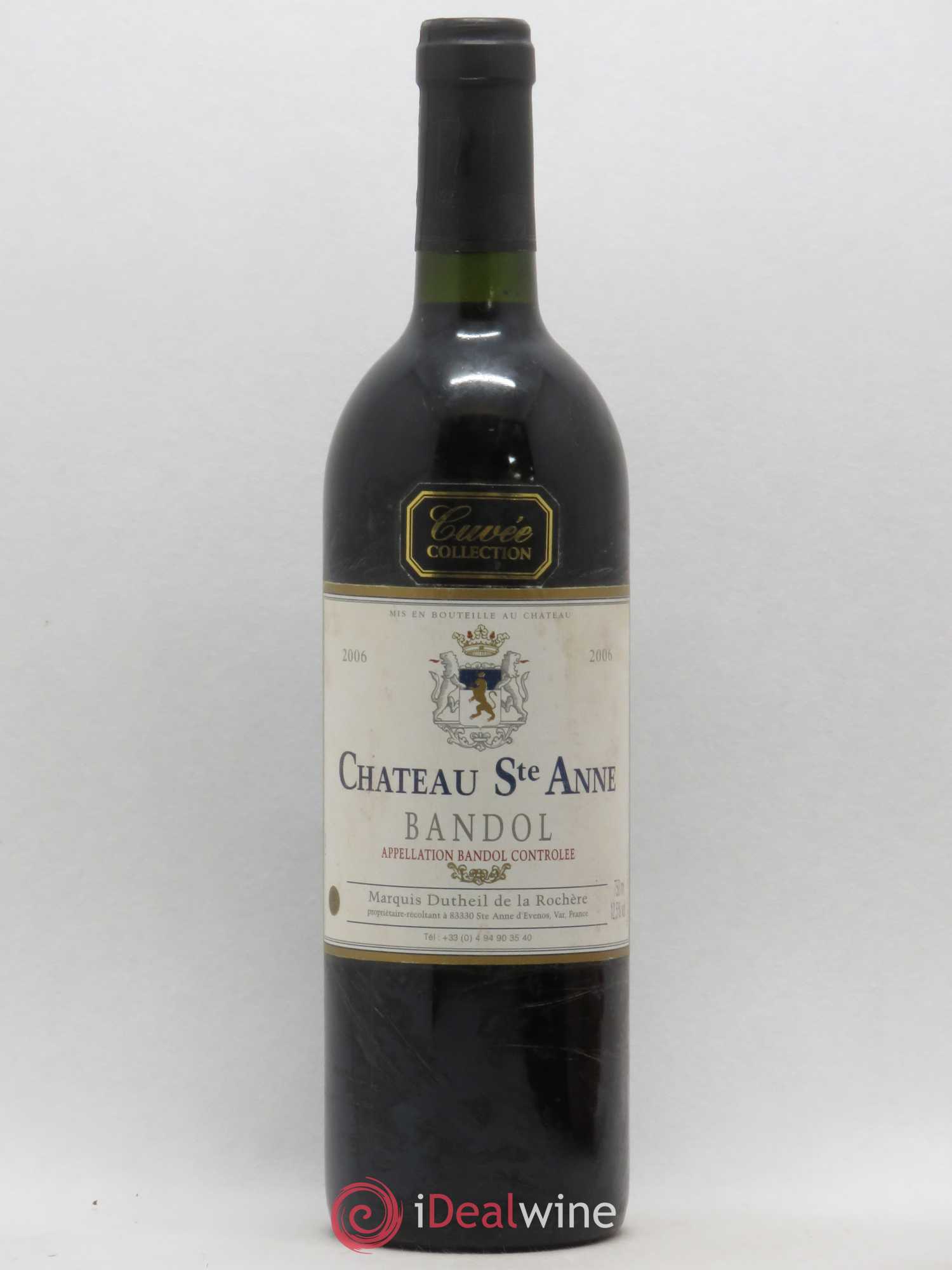 Bandol Cuvée Collection Château Sainte-Anne 2006 - Lot de 1 bouteille - 0