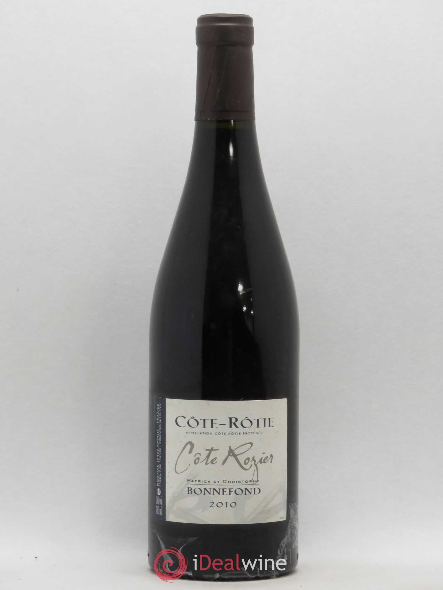 Côte-Rôtie Côte Rozier Domaine Bonnefond 2010 - Lot de 1 bouteille - 0
