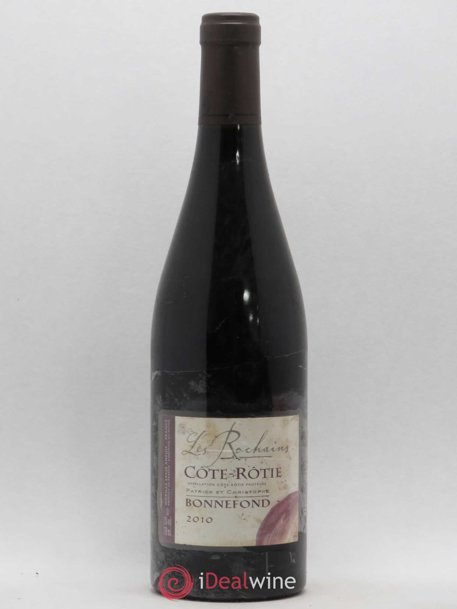 Côte-Rôtie Les Rochains Domaine Bonnefond 2010 - Lot de 1 bouteille - 0