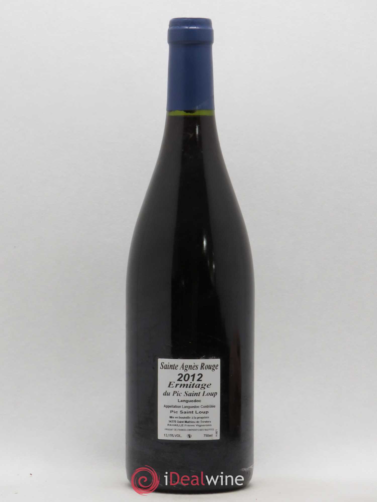 Pic Saint-Loup Héritage du Pic Saint-Loup (anciennement Ermitage) Cuvée Sainte Agnès 2012 - Lot de 1 bouteille - 1