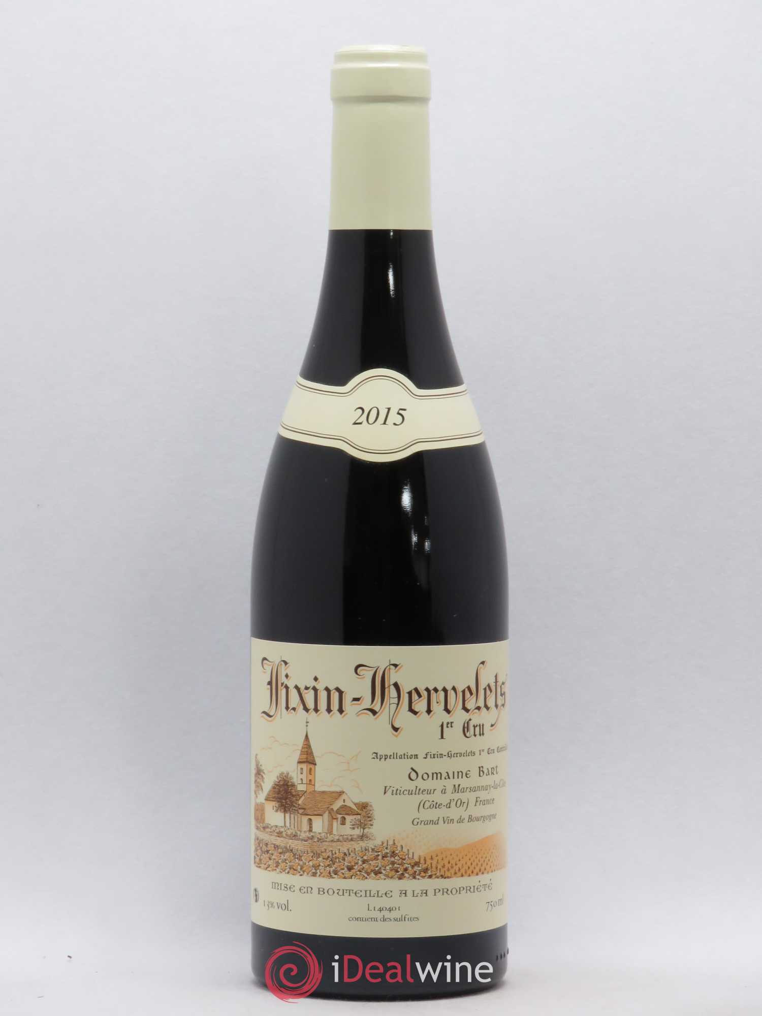 Fixin 1er Cru Hervelets Domaine Bart 2015 - Posten von 1 Flasche - 0