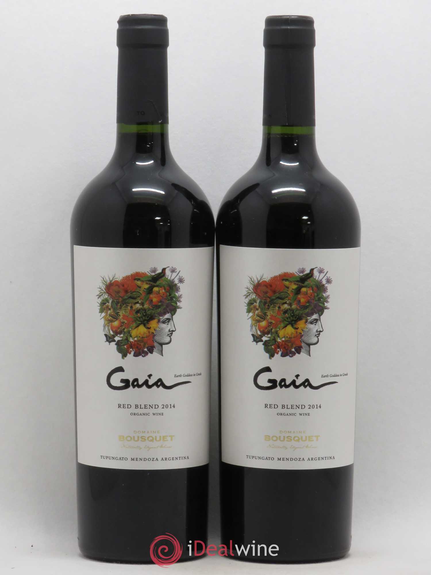 Mendoza Cuvée Gaia Domaine Bousquet (sans prix de réserve) 2014 - Posten von 2 Flaschen - 0