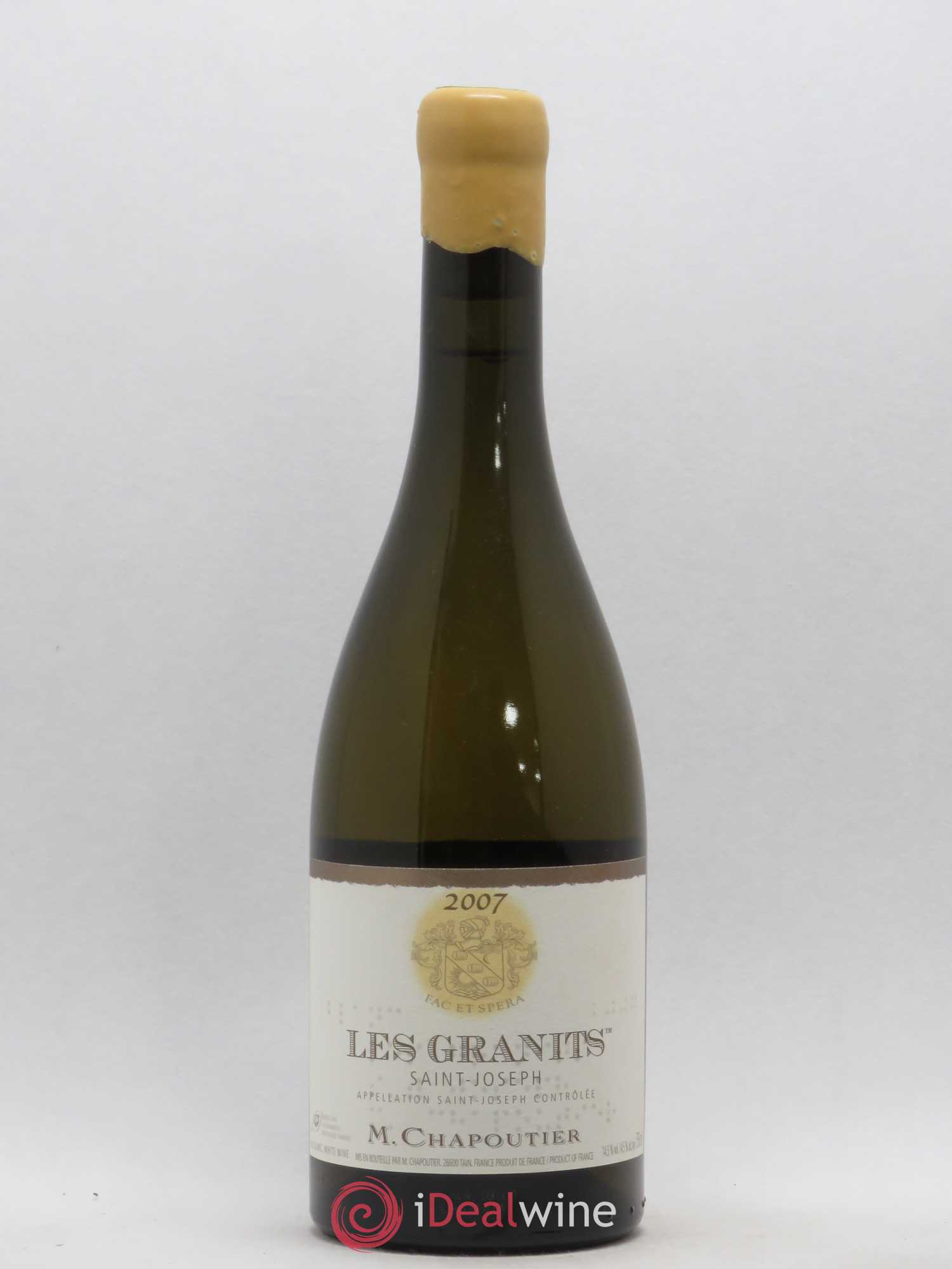 Saint-Joseph Les Granits Chapoutier 2007 - Lot de 1 bouteille - 0