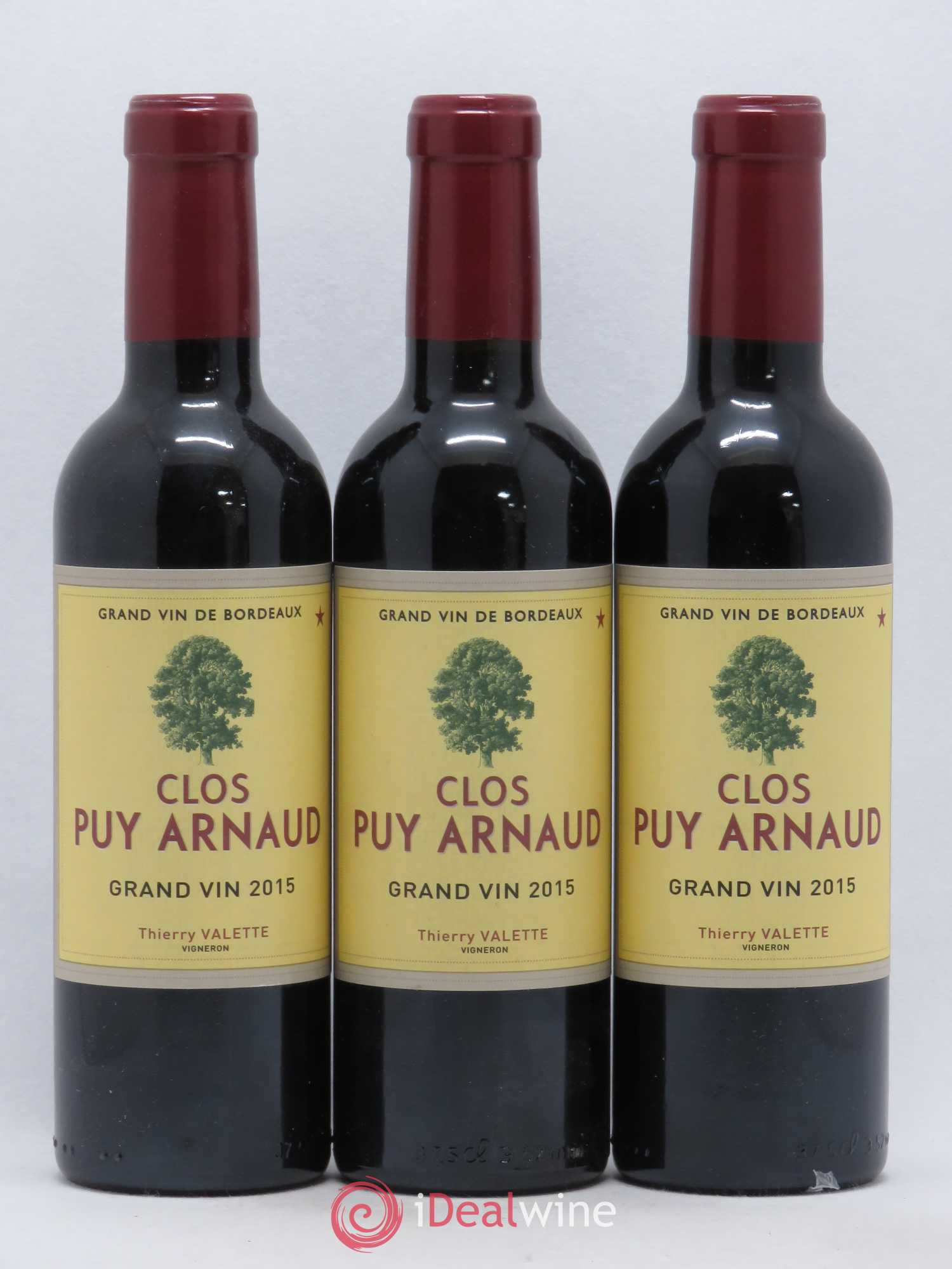 Clos Puy Arnaud 2015 - Lot de 3 demi bouteilles - 0