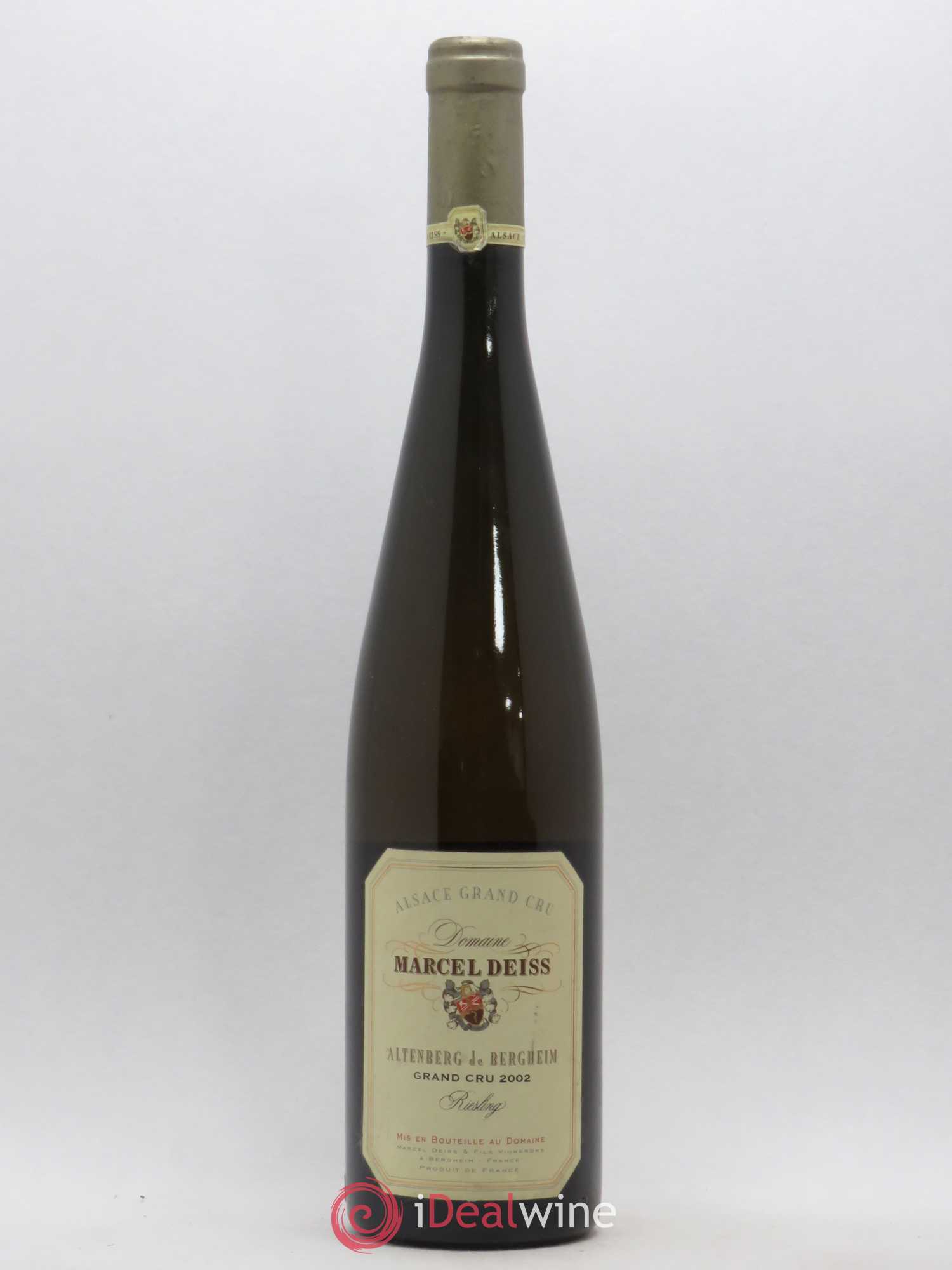 Alsace Grand Cru Altenberg de Bergheim Marcel Deiss (Domaine) Riesling 2002 - Lot de 1 bouteille - 0