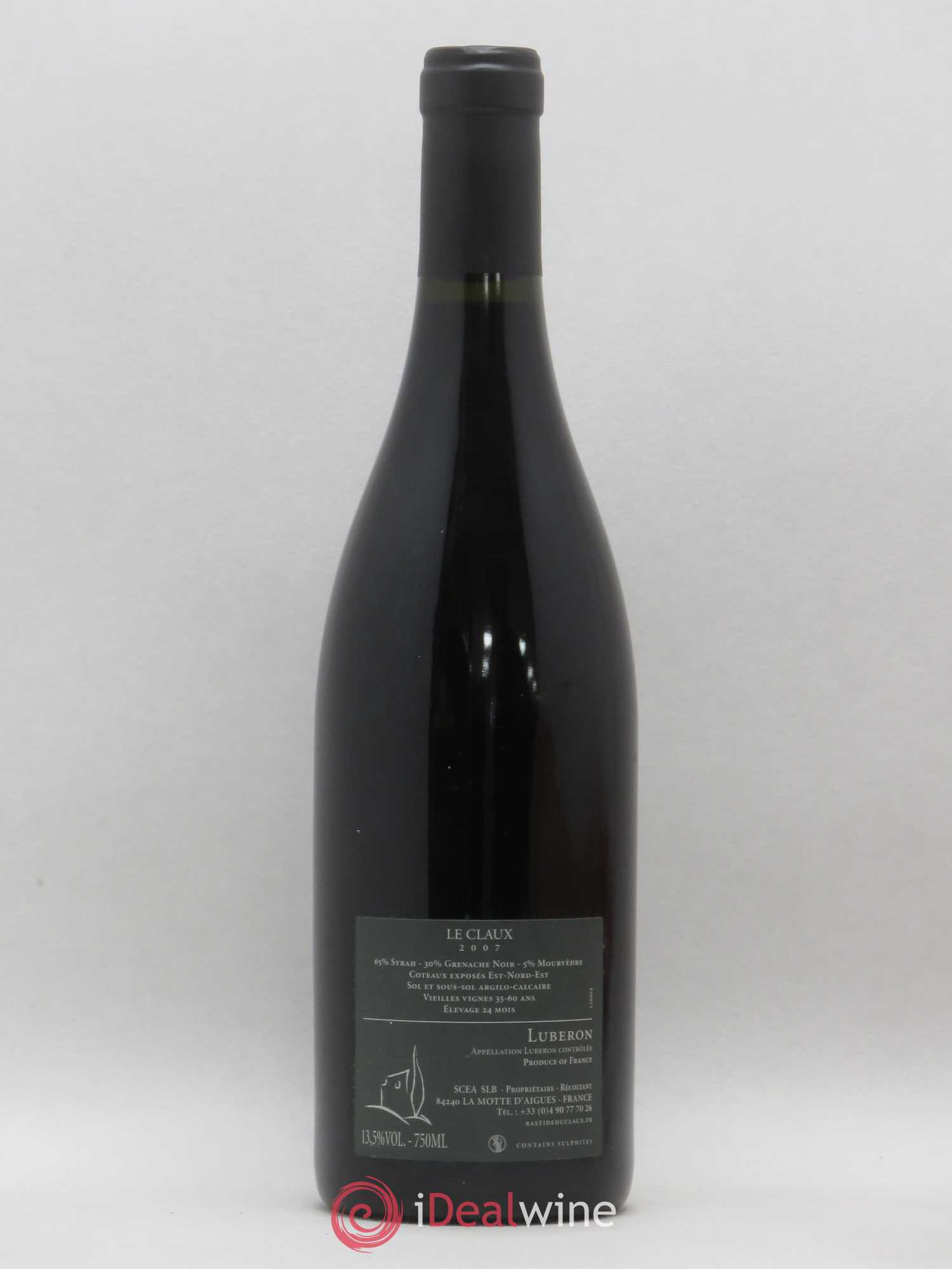 Luberon Le Claux Bastide du Claux (sans prix de réserve) 2007 - Posten von 1 Flasche - 1