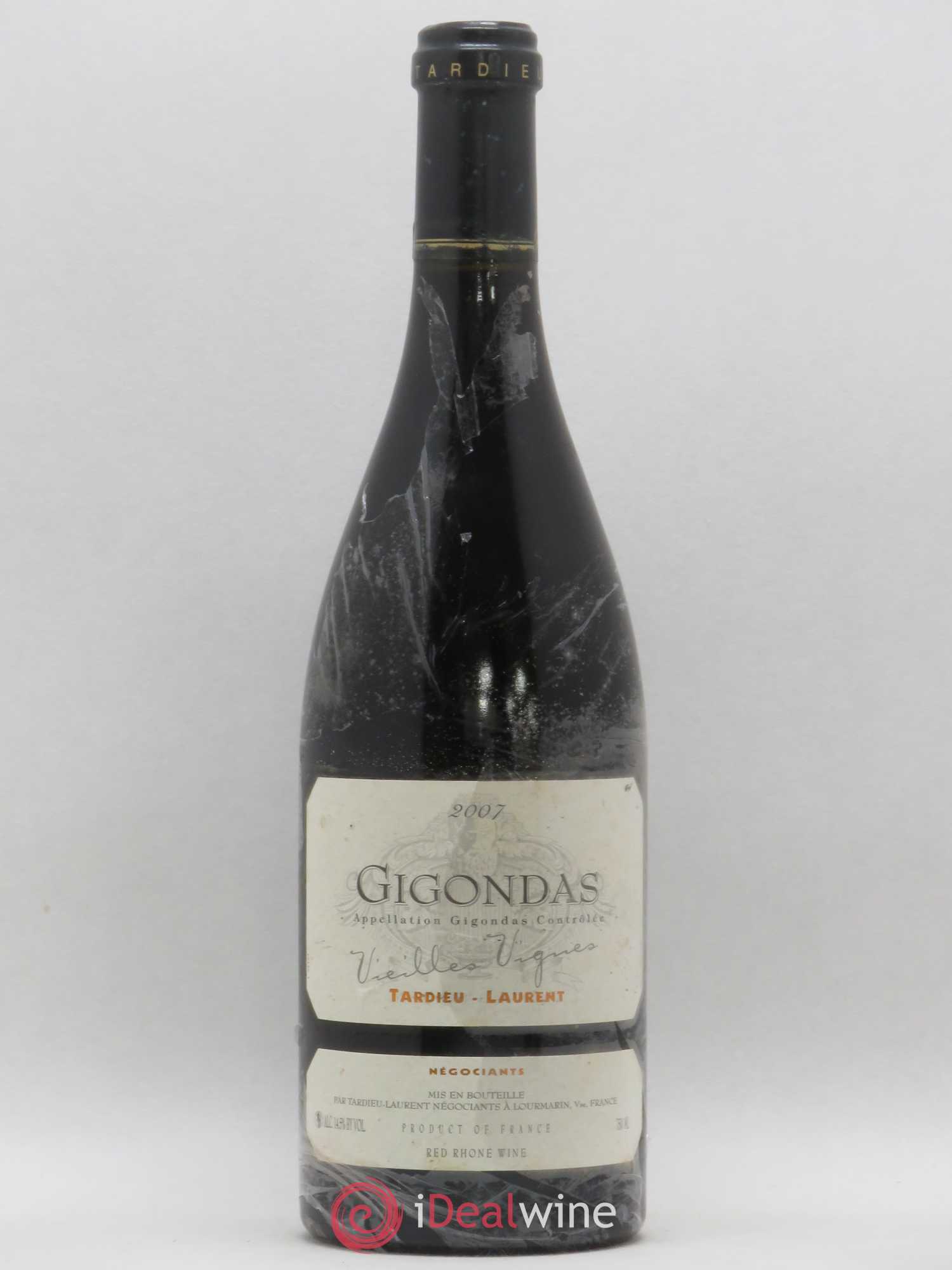 Gigondas Vieilles vignes Tardieu-Laurent 2007 - Posten von 1 Flasche - 0