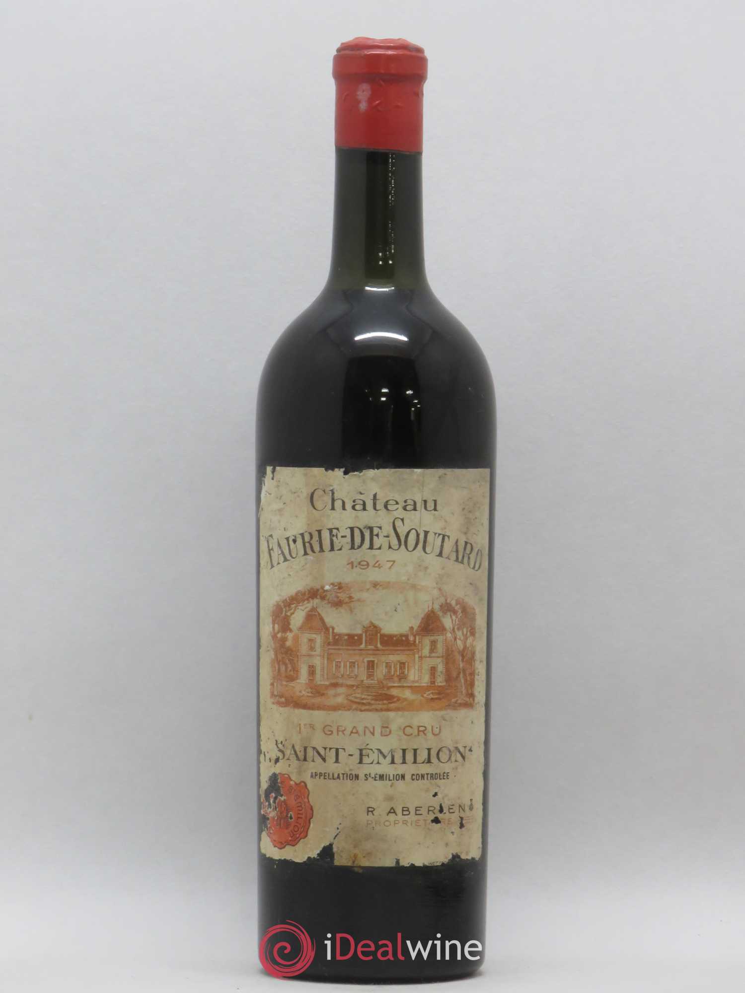 Saint-Émilion Château Faurie de Soutard 1947 - Posten von 1 Flasche - 0