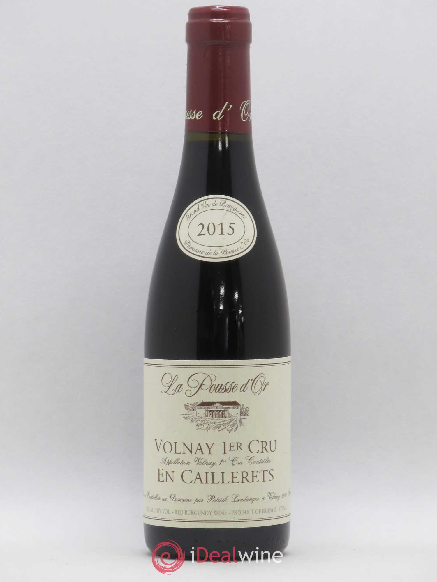 Volnay 1er Cru Les Caillerets La Pousse d'Or (Domaine de) 2015 - Lot de 1 demi bouteille - 0