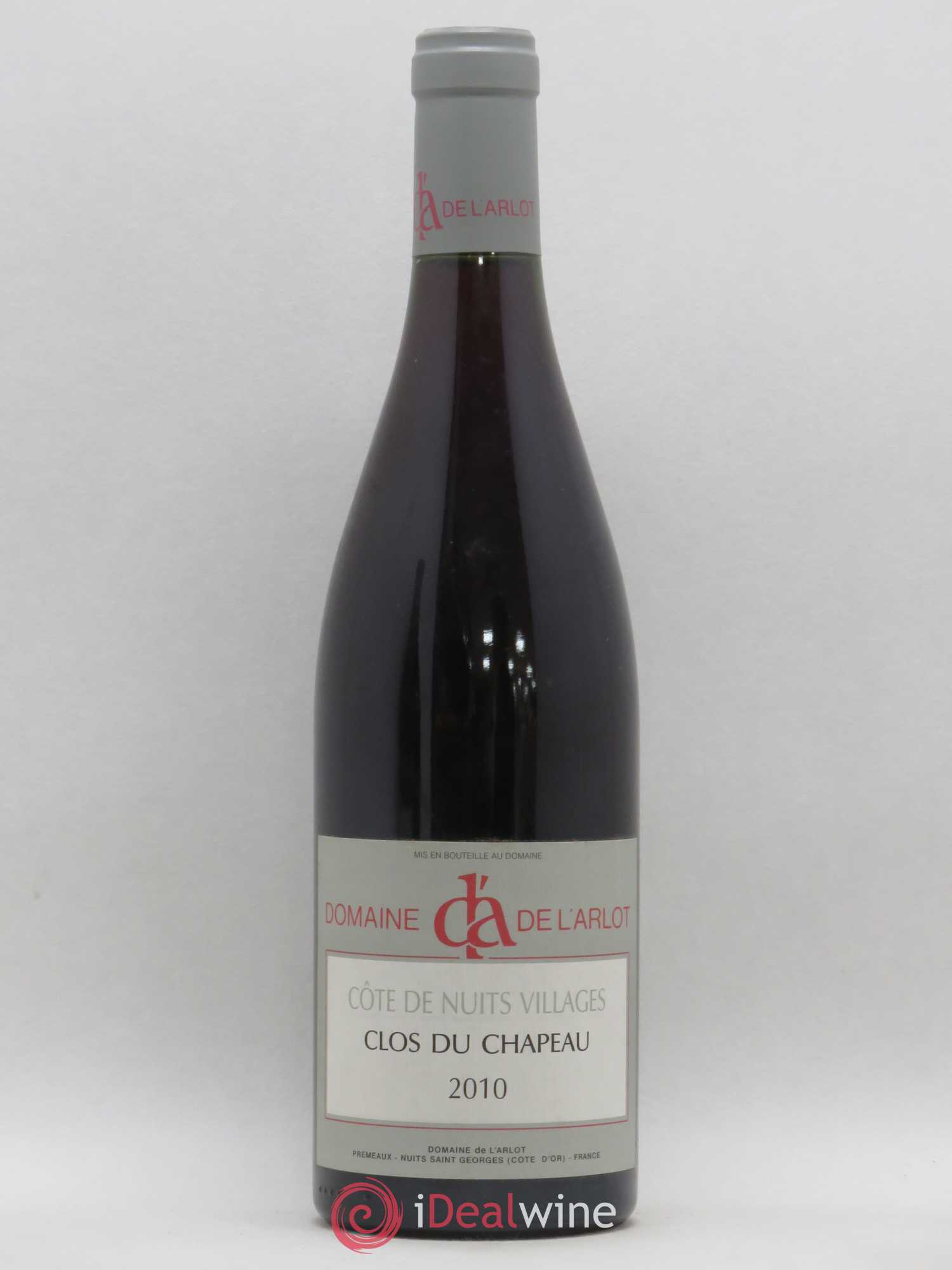 Côte de Nuits-Villages Clos du Chapeau Domaine de l'Arlot 2010 - Lot de 1 bouteille - 0