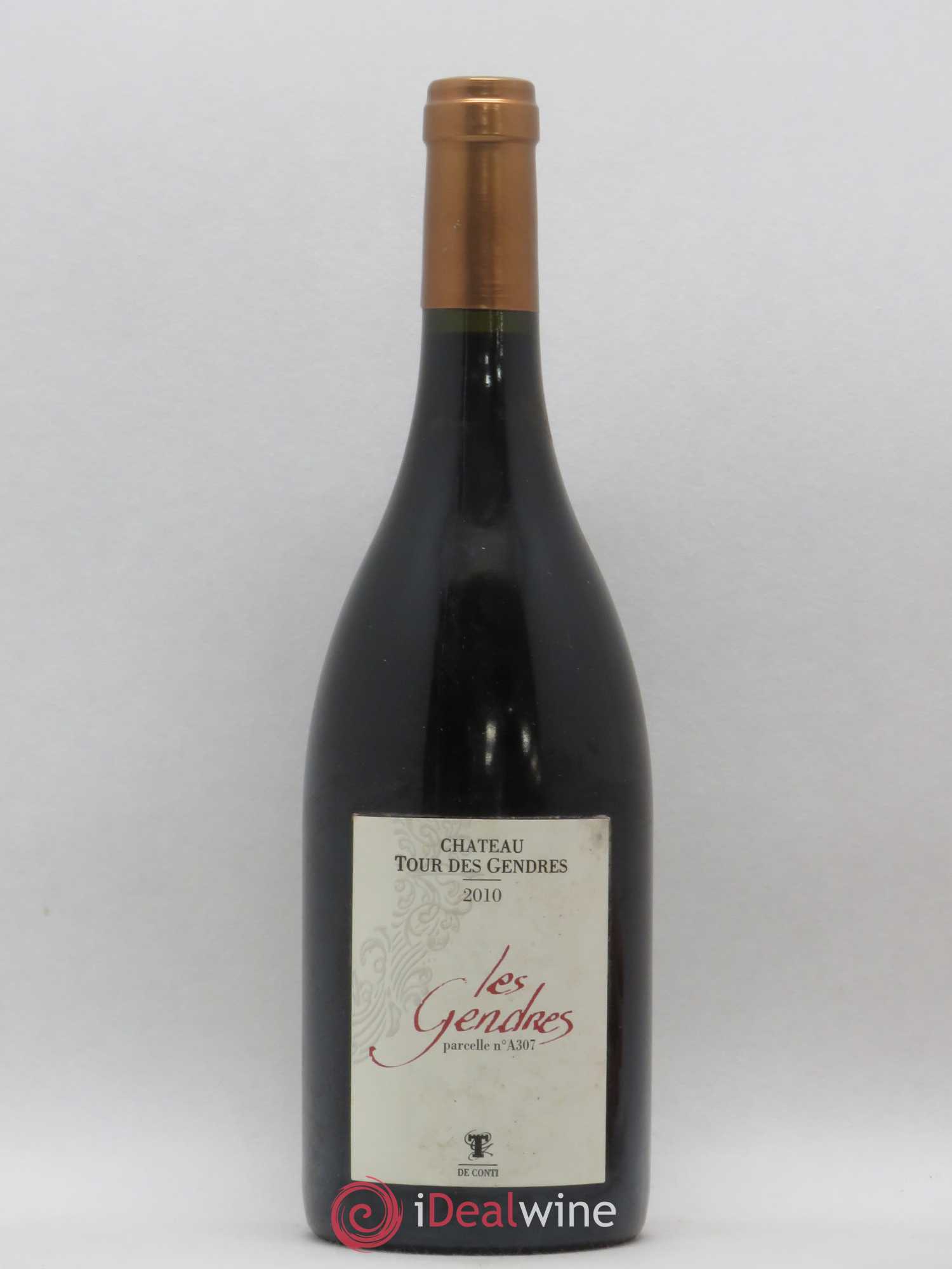 Bergerac Château Tour des Gendres Famille de Conti Les Gendres Parcelle n°A307 2010 - Lotto di 1 bottiglia - 0
