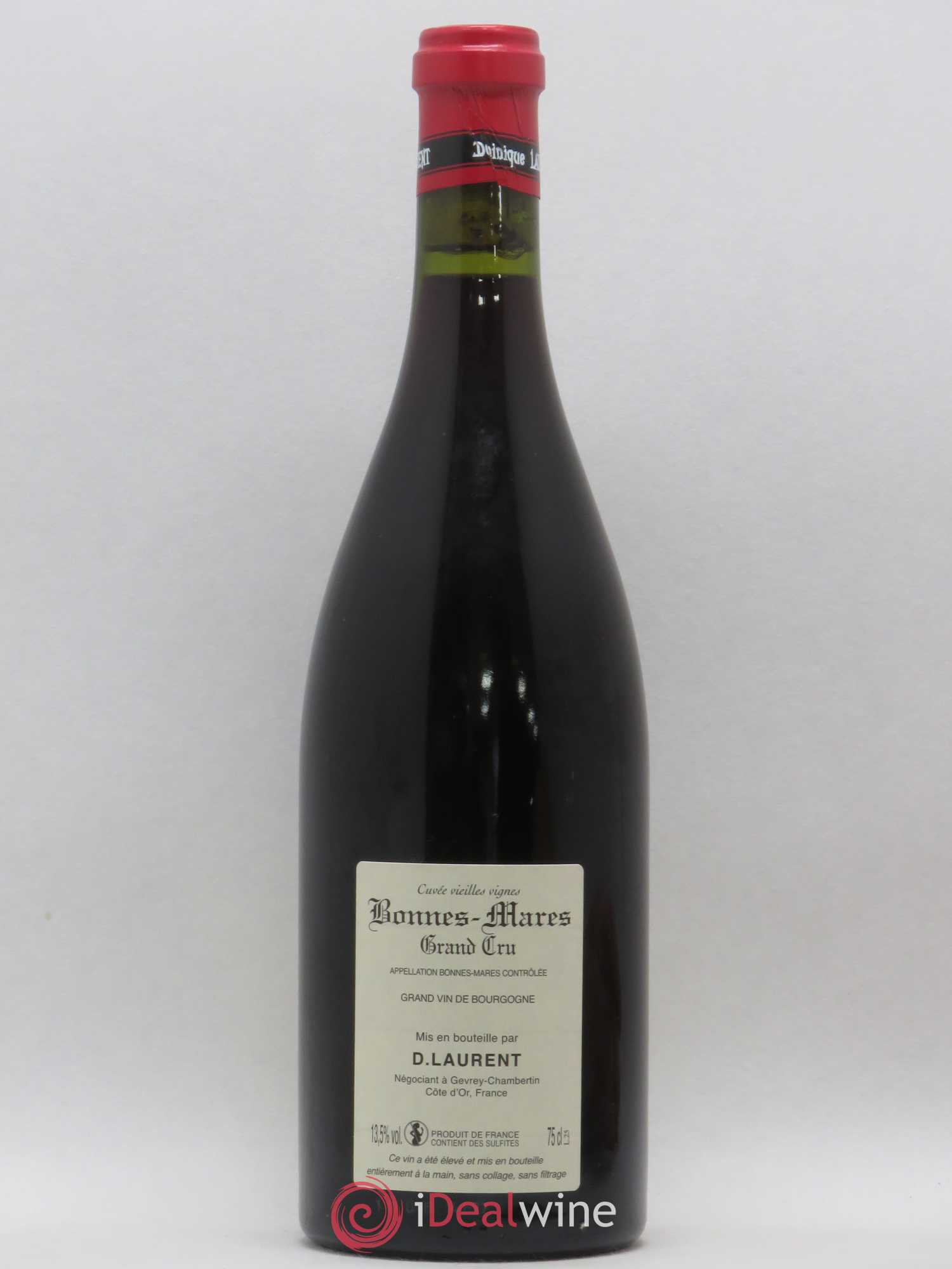 Bonnes-Mares Grand Cru Grande Cuvée Vieilles Vignes Dominique Laurent Grande cuvée 2015 - Lot de 1 bouteille - 1