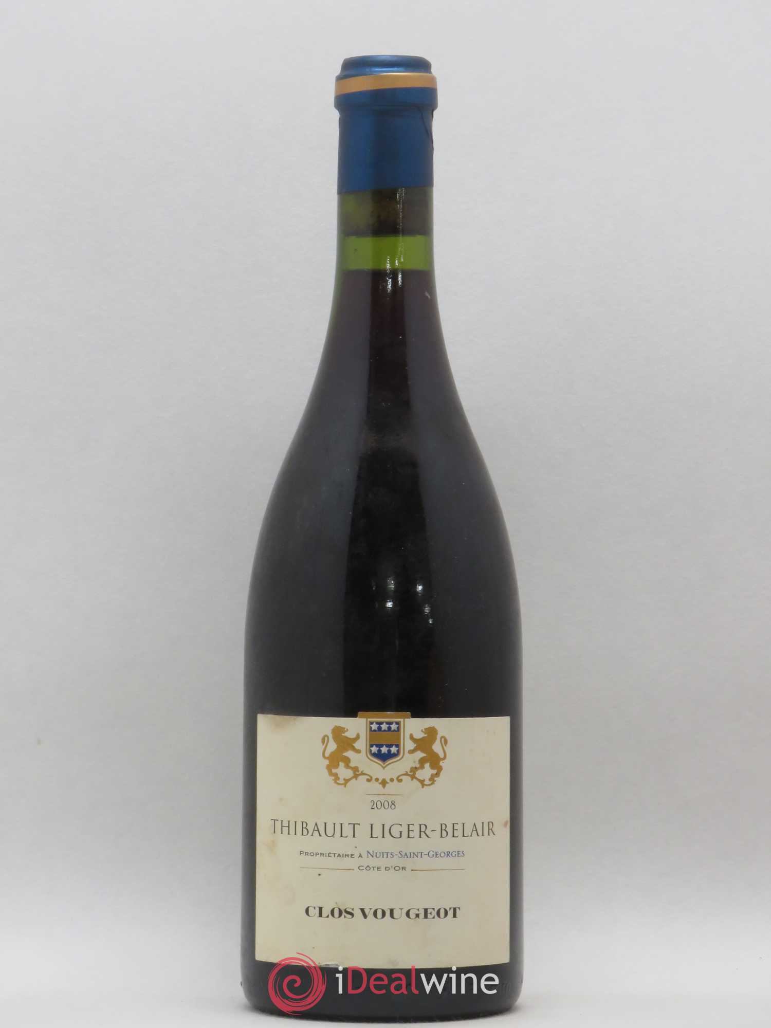 Clos de Vougeot Grand Cru Thibault Liger-Belair 2008 - Lot de 1 bouteille - 0