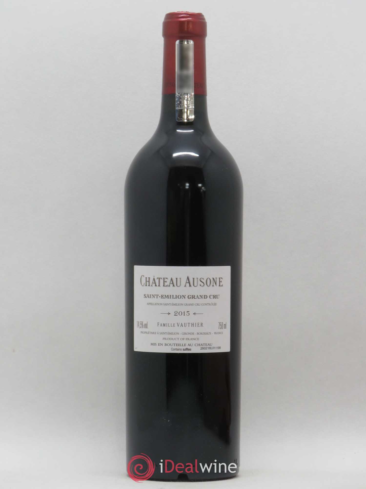 Château Ausone 1er Grand Cru Classé A 2015 - Lot de 1 bouteille - 1
