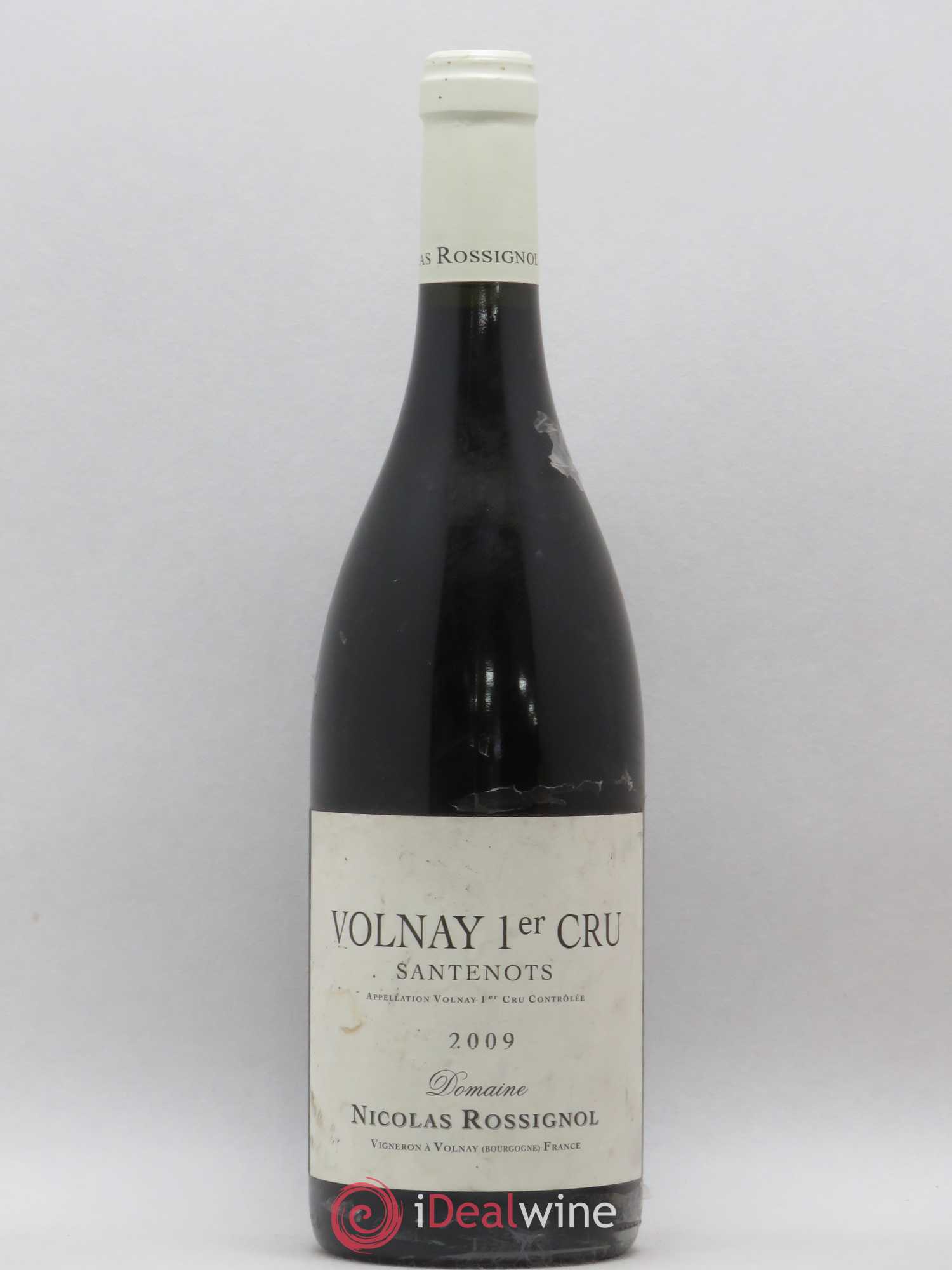 Volnay 1er Cru Santenots Nicolas Rossignol 2009 - Lot de 1 bouteille - 0