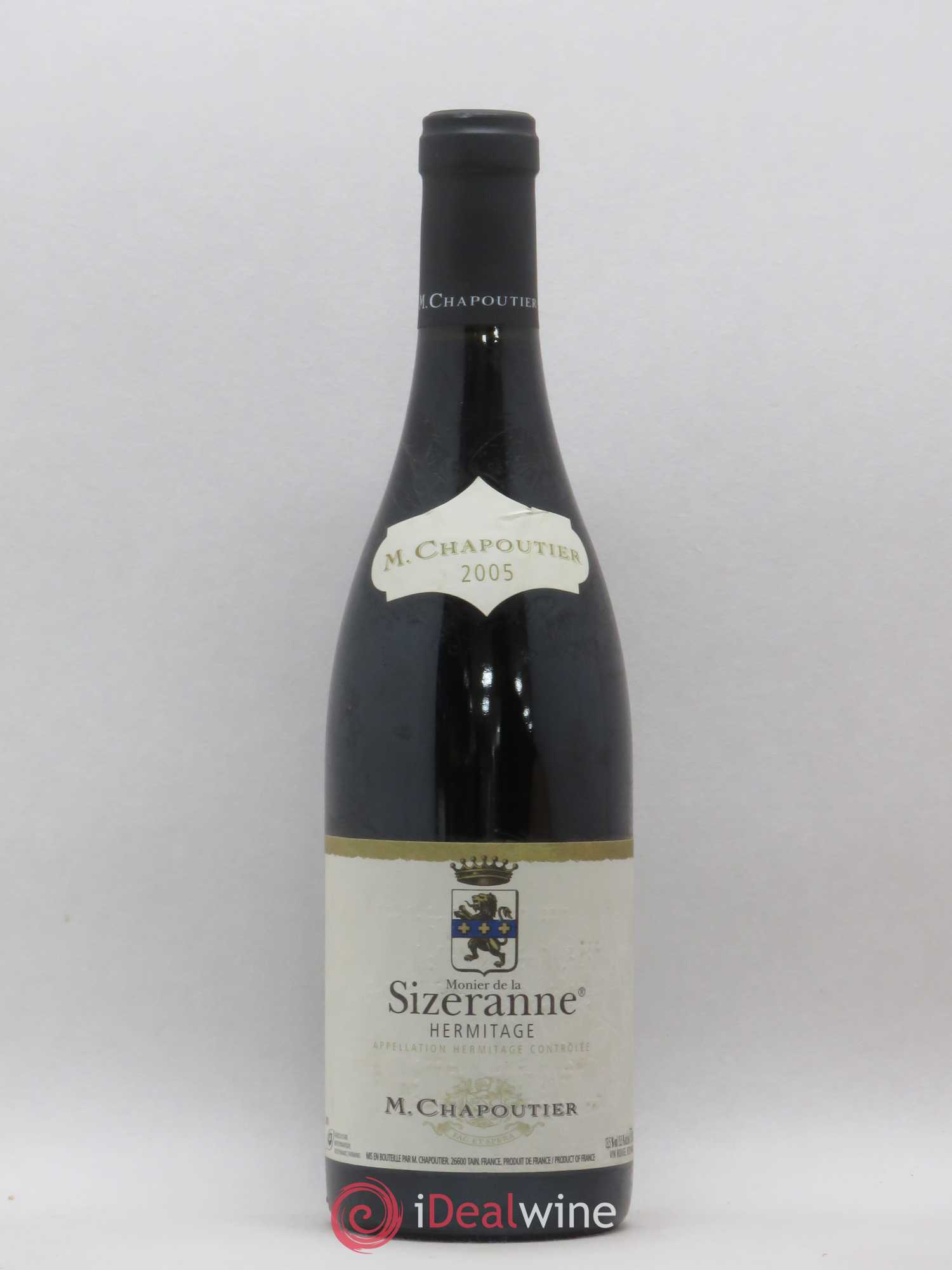 Hermitage Monier de La Sizeranne Chapoutier 2005 - Lot de 1 bouteille - 0