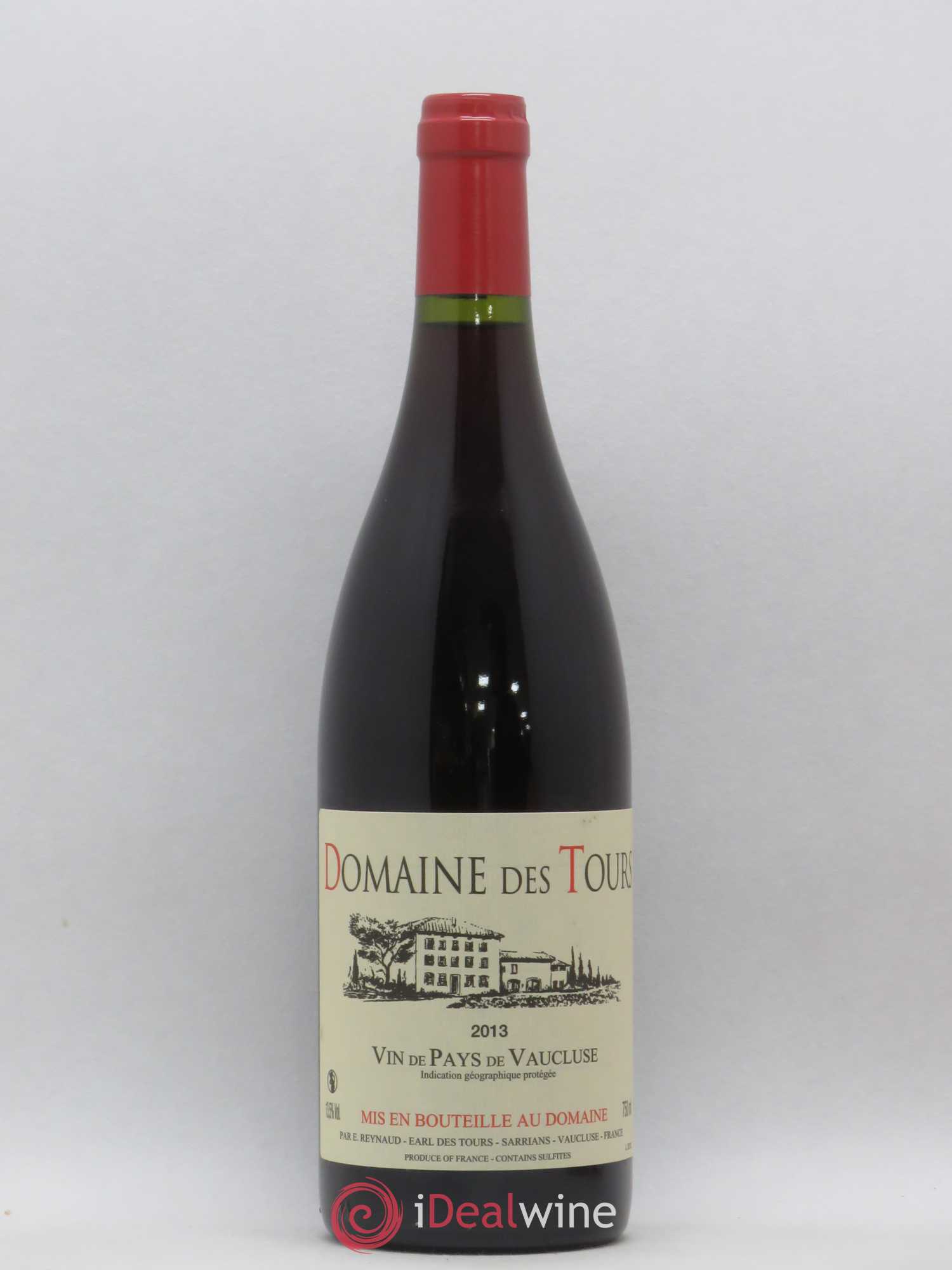 Vaucluse (Vin de Pays de Vaucluse) Domaine des Tours Emmanuel Reynaud 2013 - Lot de 1 bouteille - 0
