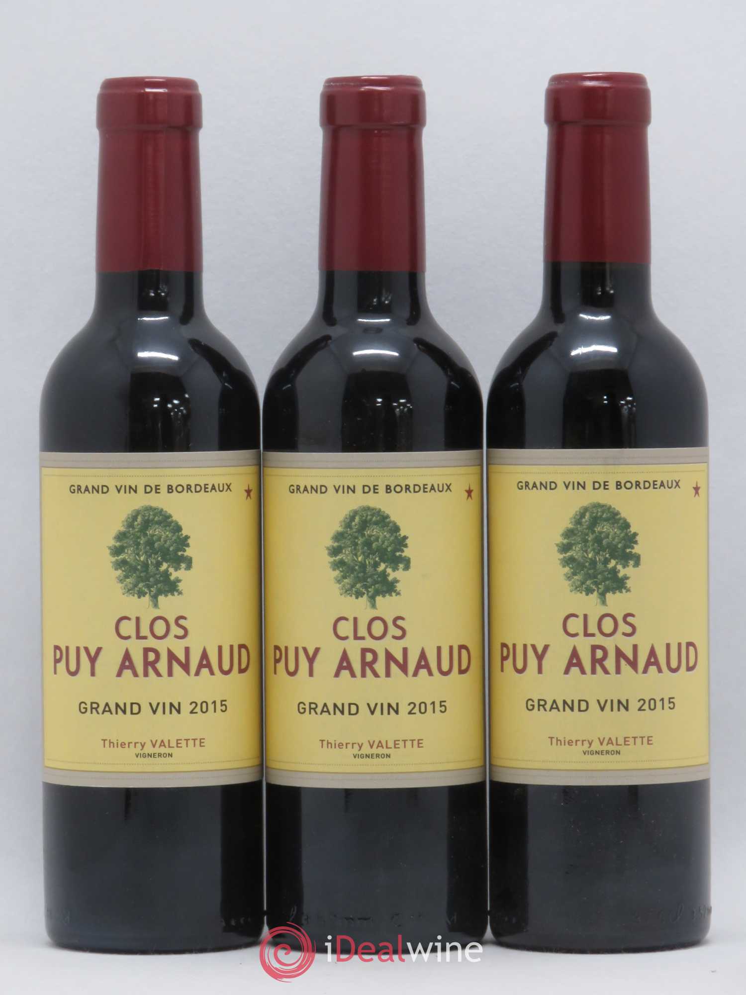 Clos Puy Arnaud 2015 - Lot de 3 demi bouteilles - 0