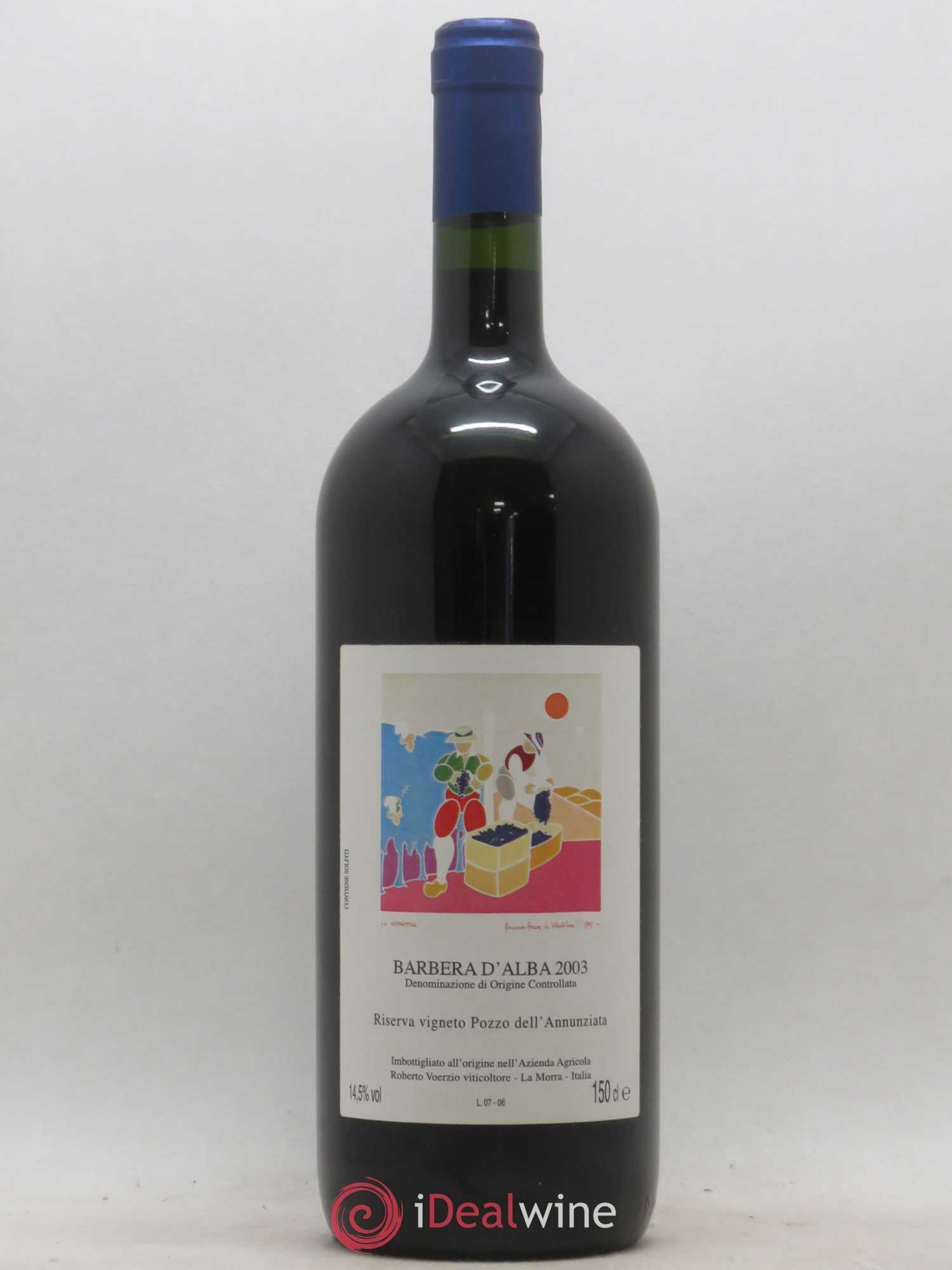 Barbera d'Alba DOC Roberto Voerzio Riserva Pozzo dell'Annunziata 2003 - Lot de 1 magnum - 0