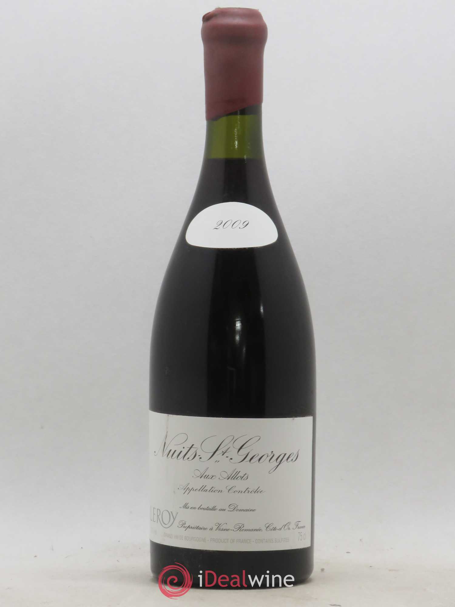 Nuits-Saint-Georges Aux Allots Leroy (Domaine) 2009 - Lot de 1 bouteille - 0