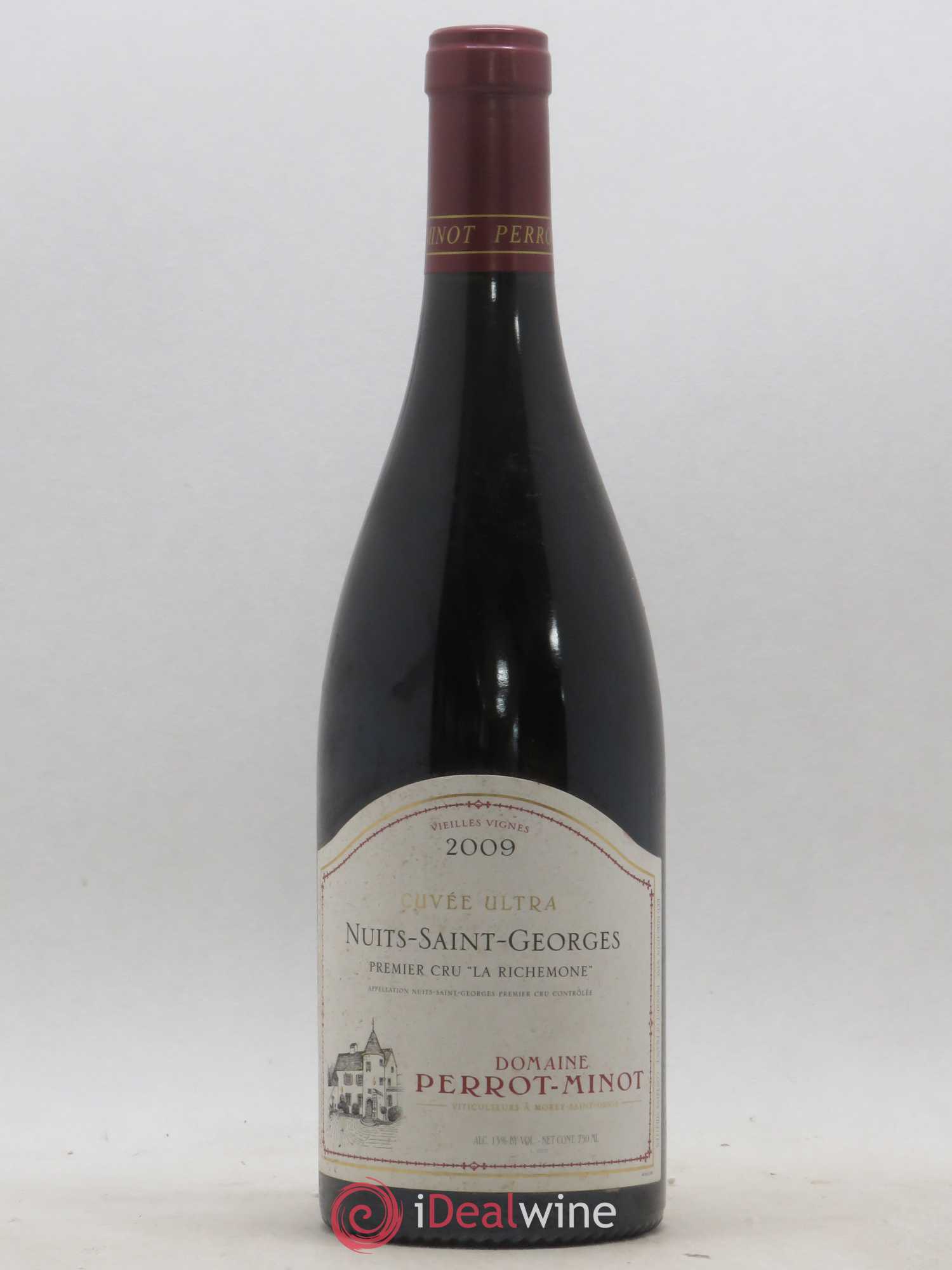 Nuits-Saint-Georges 1er Cru La Richemone Cuvée Ultra Vieilles Vignes Perrot-Minot 2009 - Lot de 1 bouteille - 0