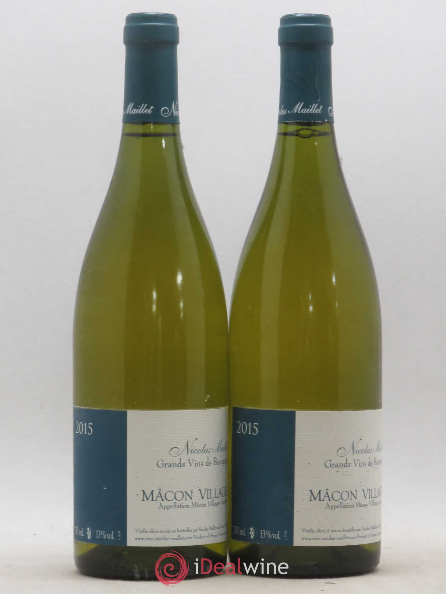 Mâcon-Villages Nicolas Maillet Villages 2015 - Lot de 2 bouteilles - 0