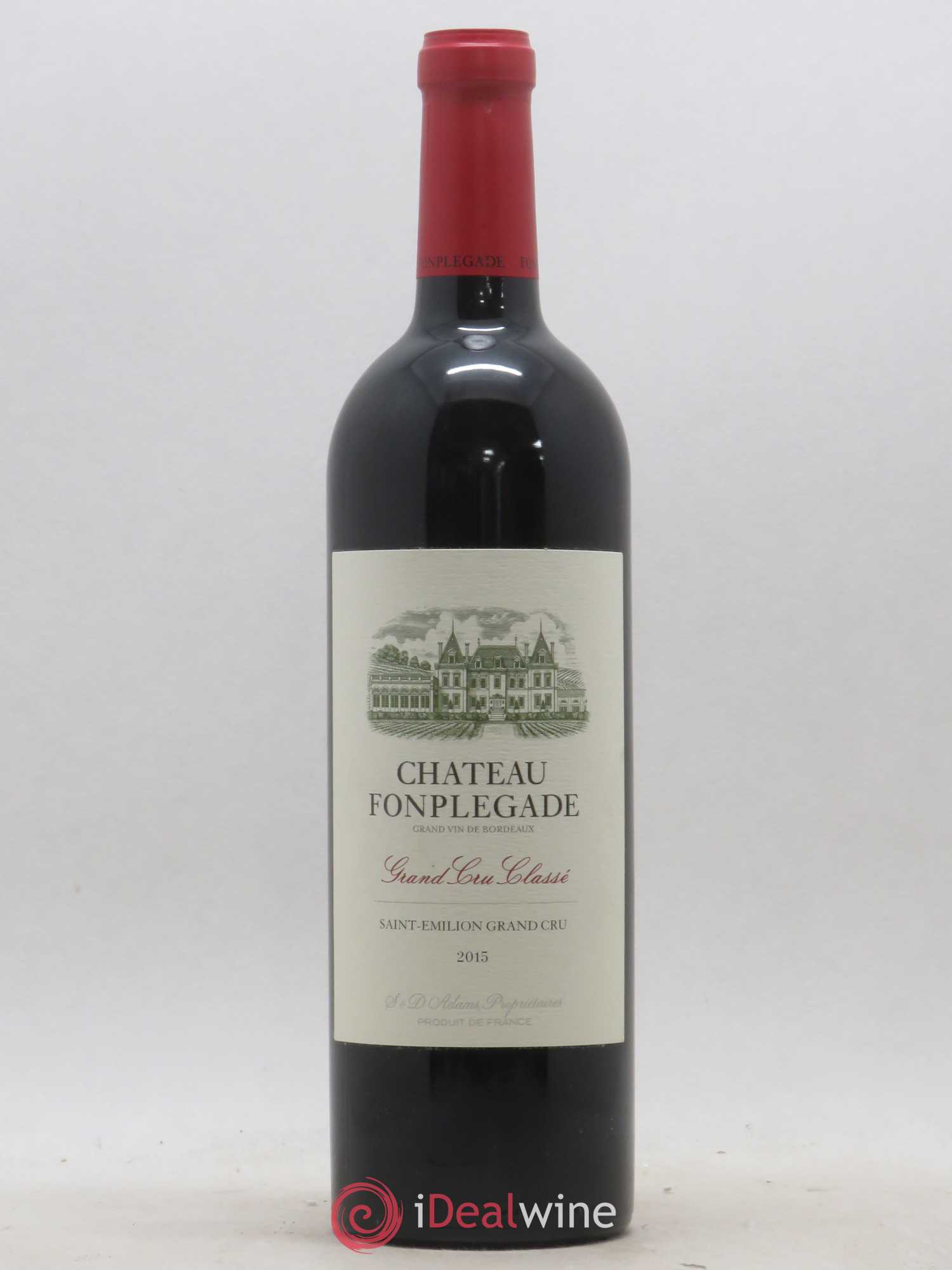 Château Fonplegade Grand Cru Classé (sans prix de réserve) 2015 - Lot de 1 bouteille - 0