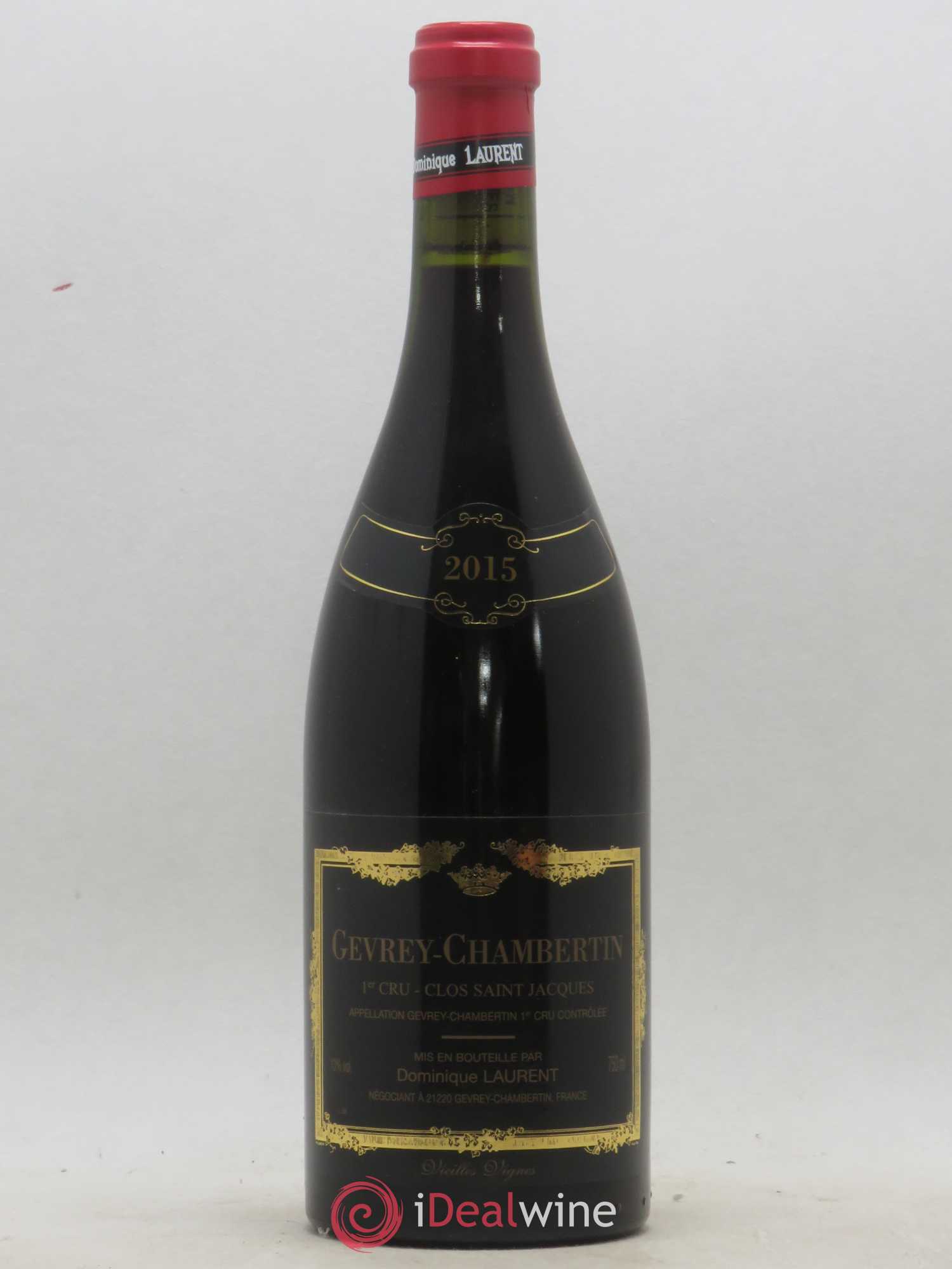 Gevrey-Chambertin 1er Cru Clos Saint Jacques Dominique Laurent 2015 - Lot de 1 bouteille - 0