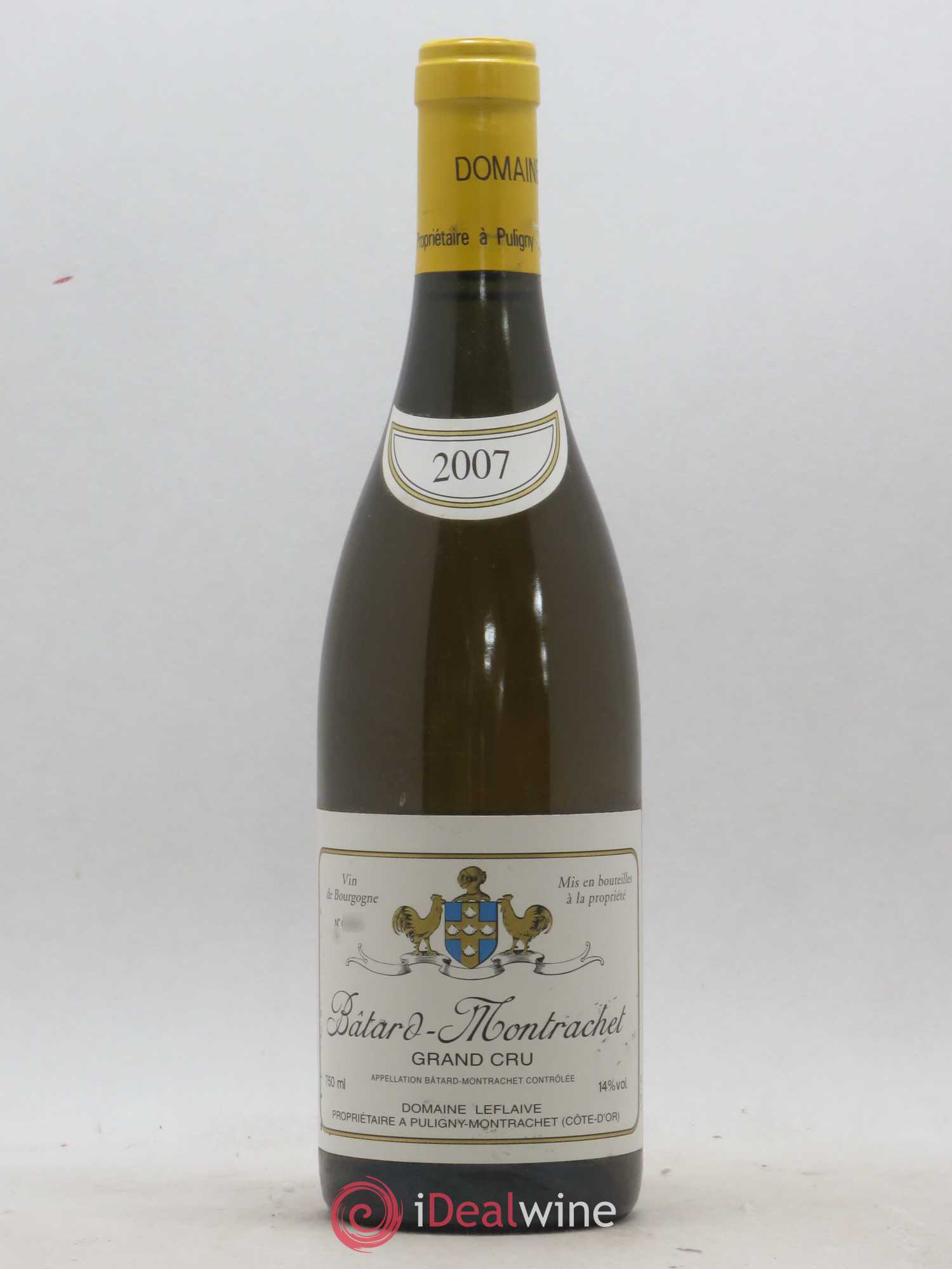 Bâtard-Montrachet Grand Cru Leflaive (Domaine) 2007 - Lot de 1 bouteille - 0