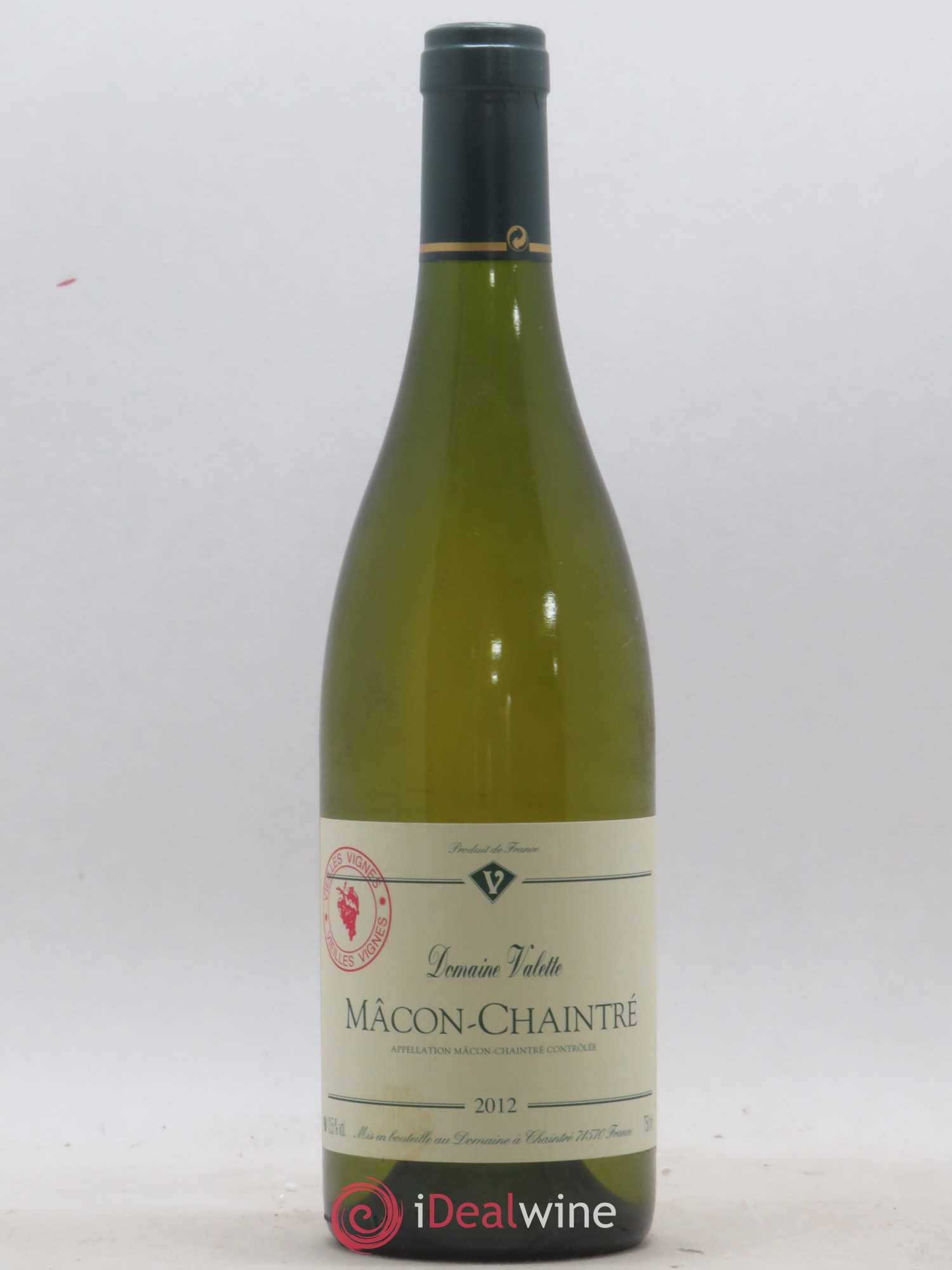 Mâcon Chaintré Vieilles Vignes Valette (Domaine) 2012 - Lot de 1 bouteille - 0