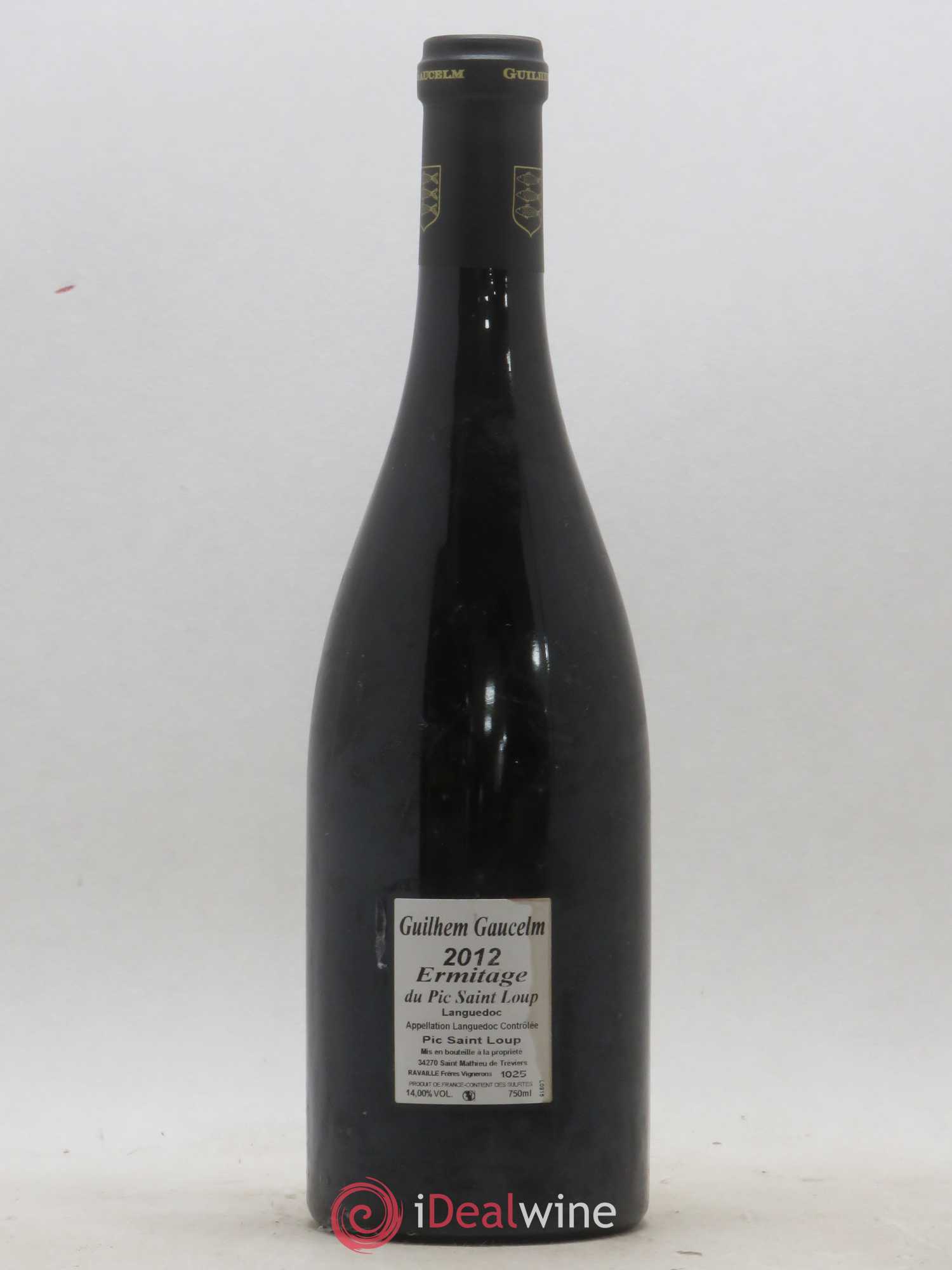 Pic Saint-Loup Héritage du Pic Saint-Loup (anciennement Ermitage) Guilhem Gaucelm 2012 - Lot de 1 bouteille - 1