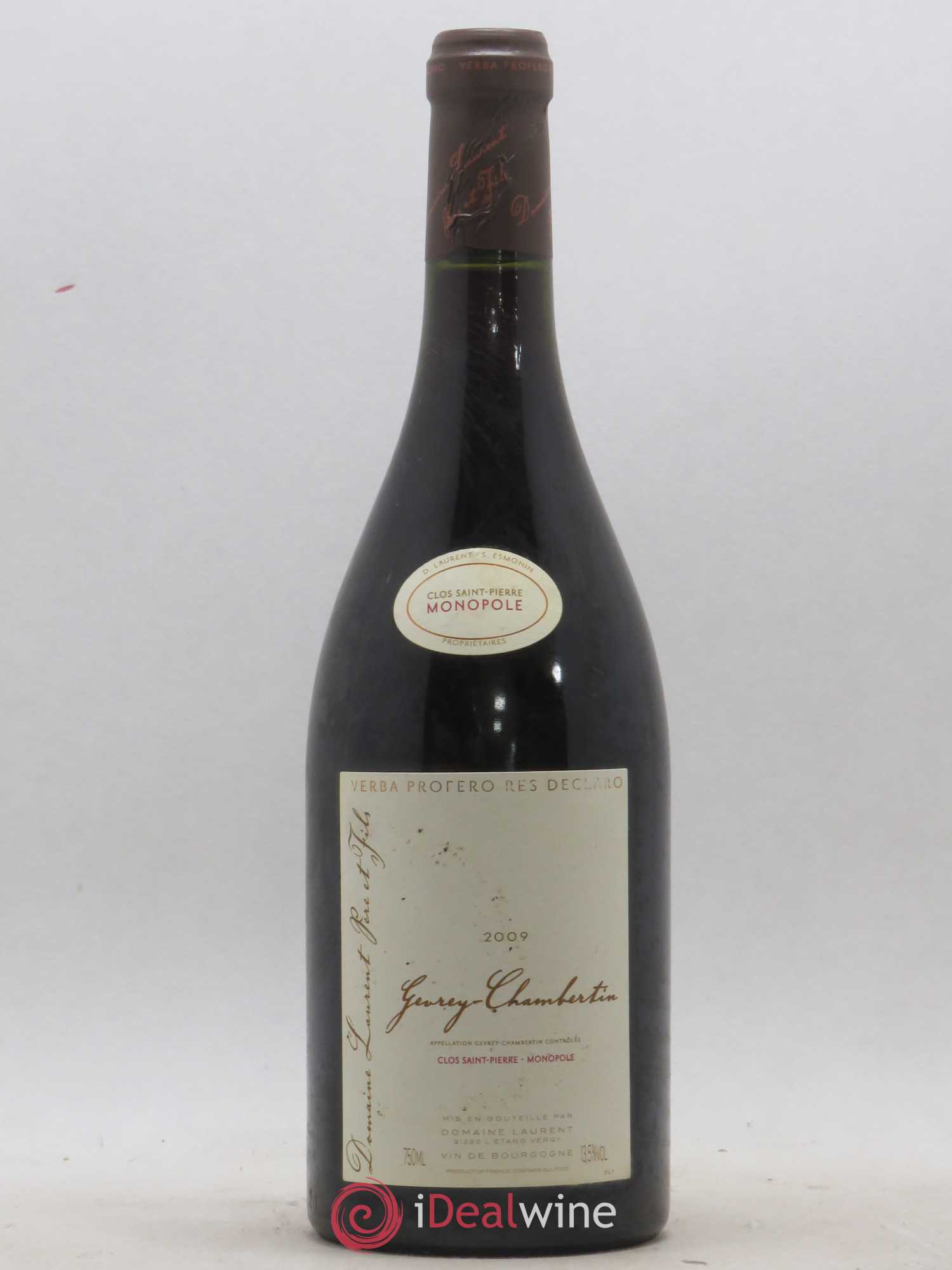 Gevrey-Chambertin Clos Saint Pierre Domaine Dominique Laurent 2009 - Posten von 1 Flasche - 0