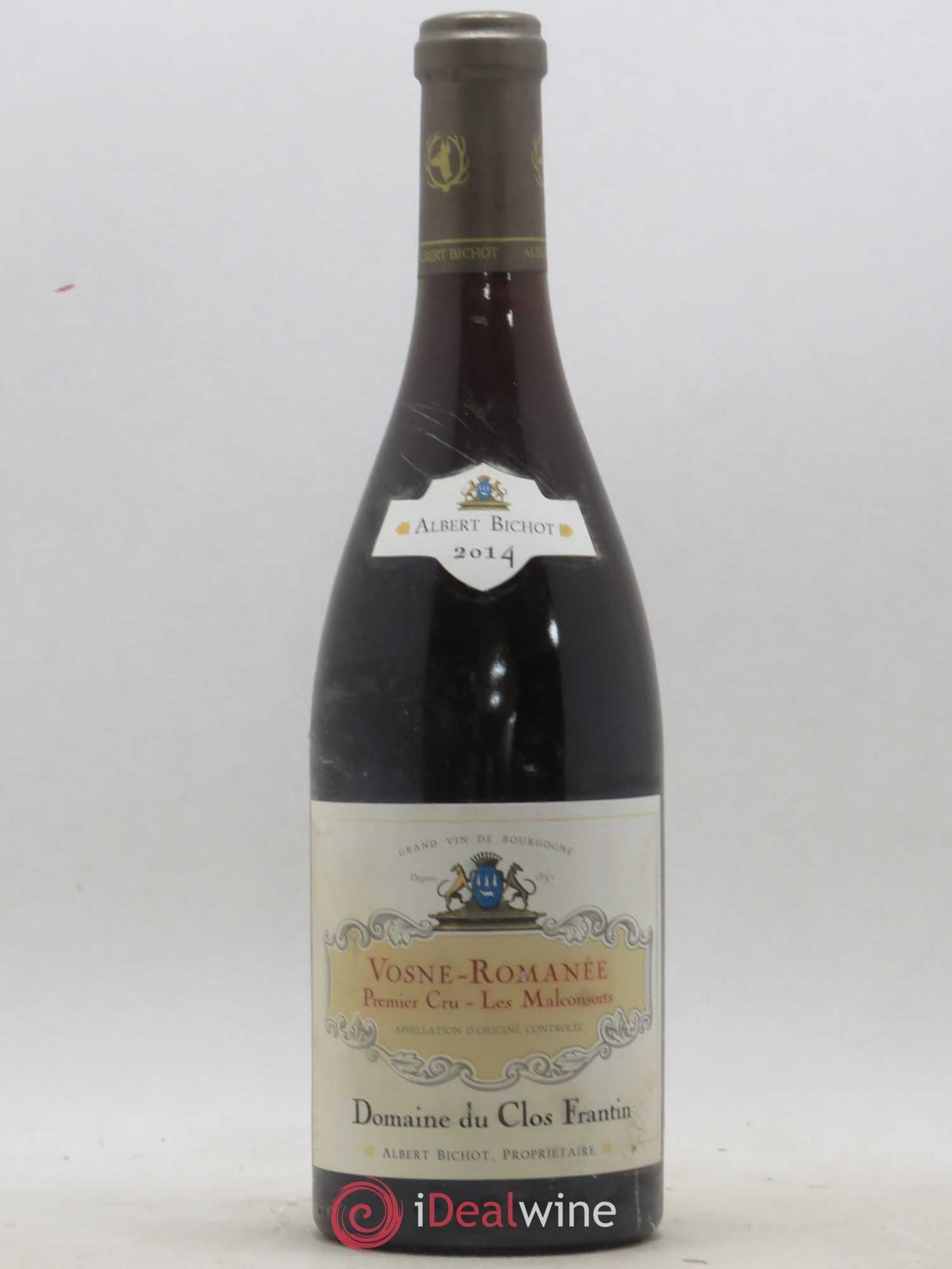 Vosne-Romanée 1er Cru Les Malconsorts Clos Frantin - Albert Bichot 2014 - Lot de 1 bouteille - 0